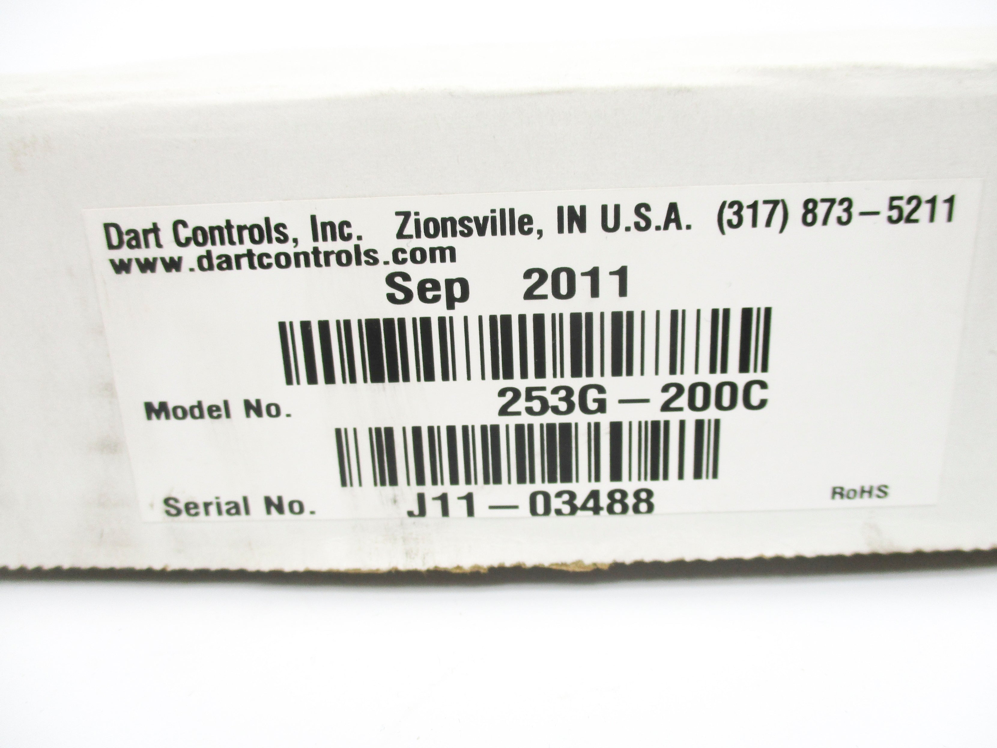 DART CONTROLS 253G-200C 120/240VAC 10.8A NSMP