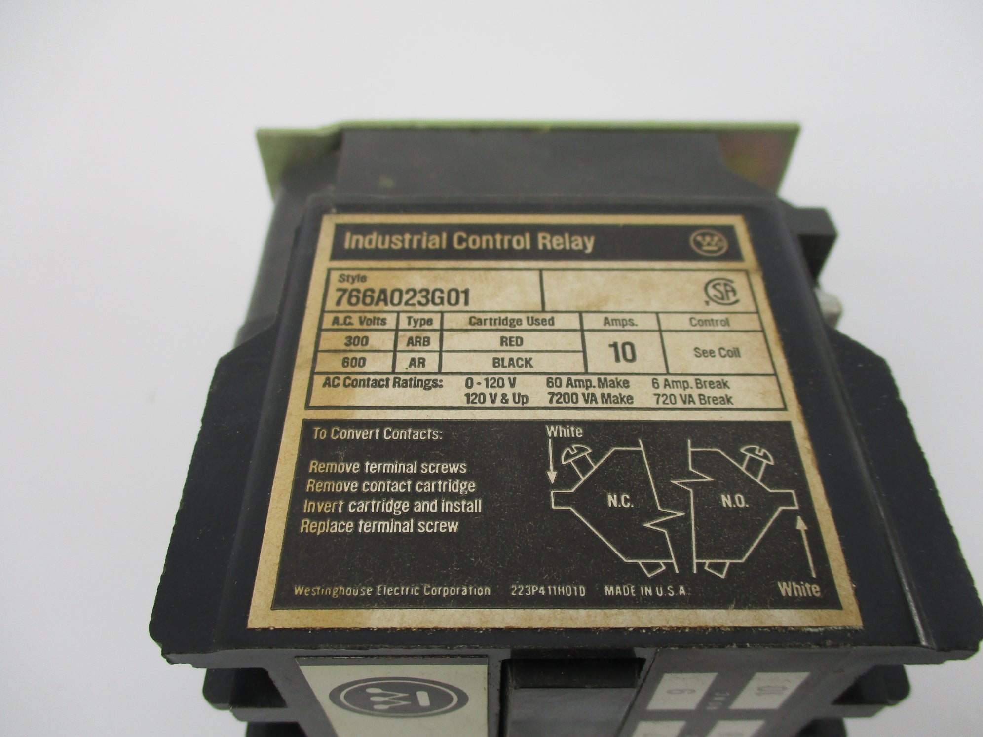 WESTINGHOUSE 766A023G01 110/120V 10A NSNP