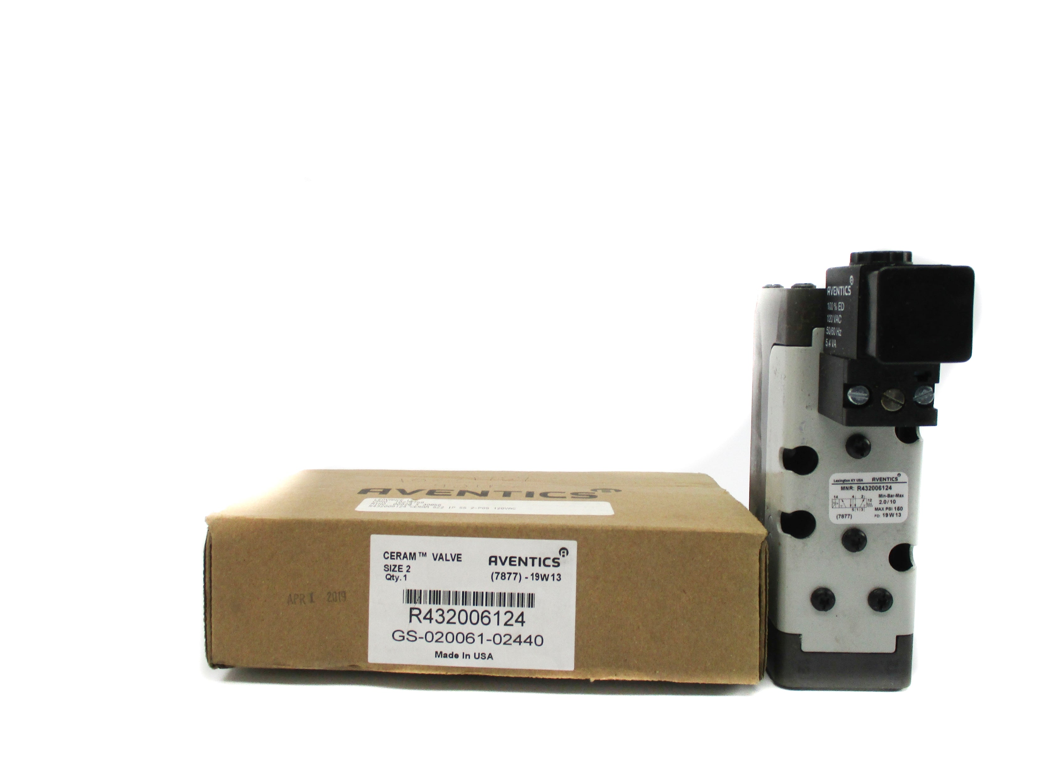 AVENTICS R432006124 120VAC 150PSI NSMP
