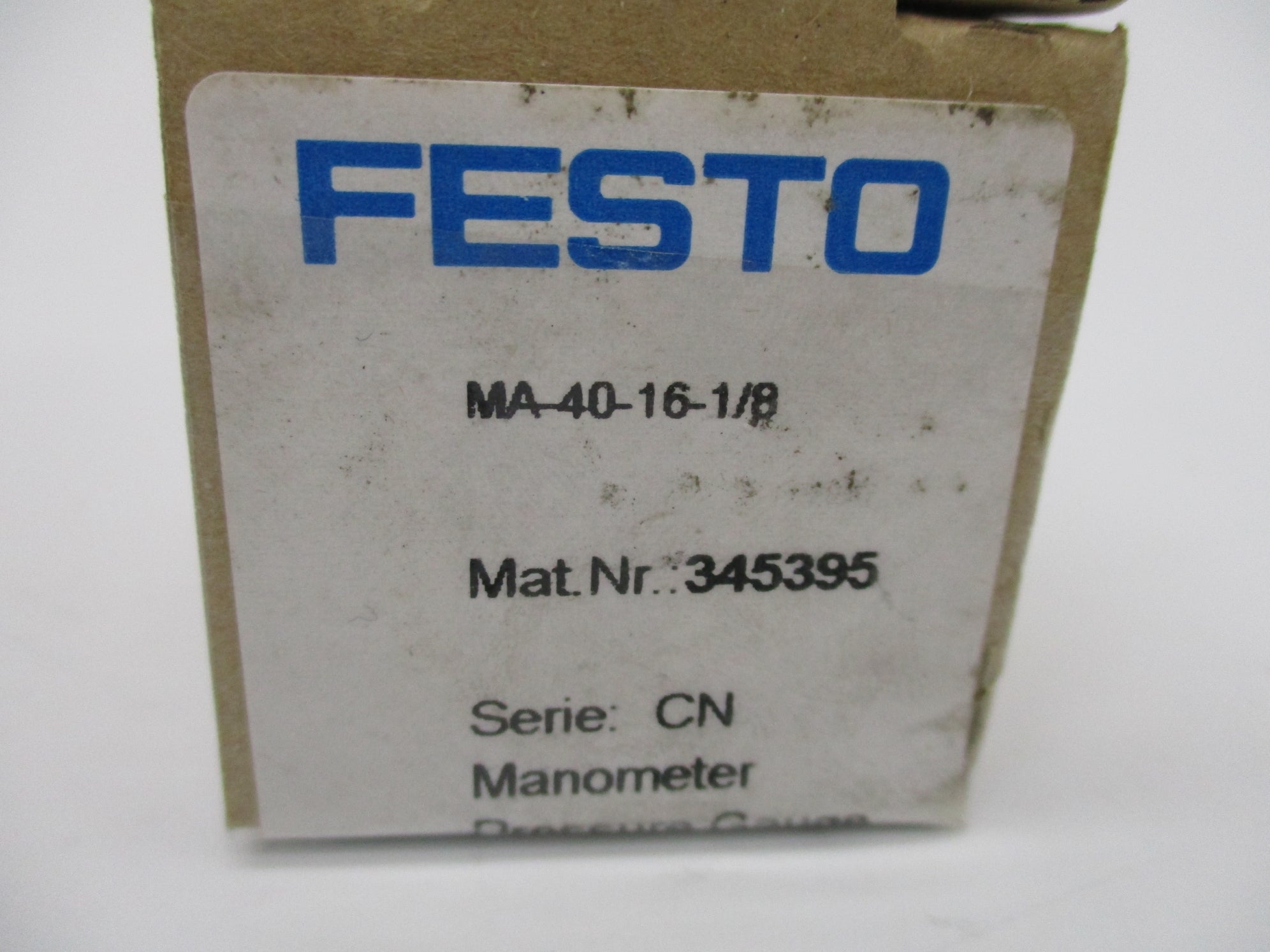FESTO MA-40-16-1/8 345395 0-220PSI NSMP