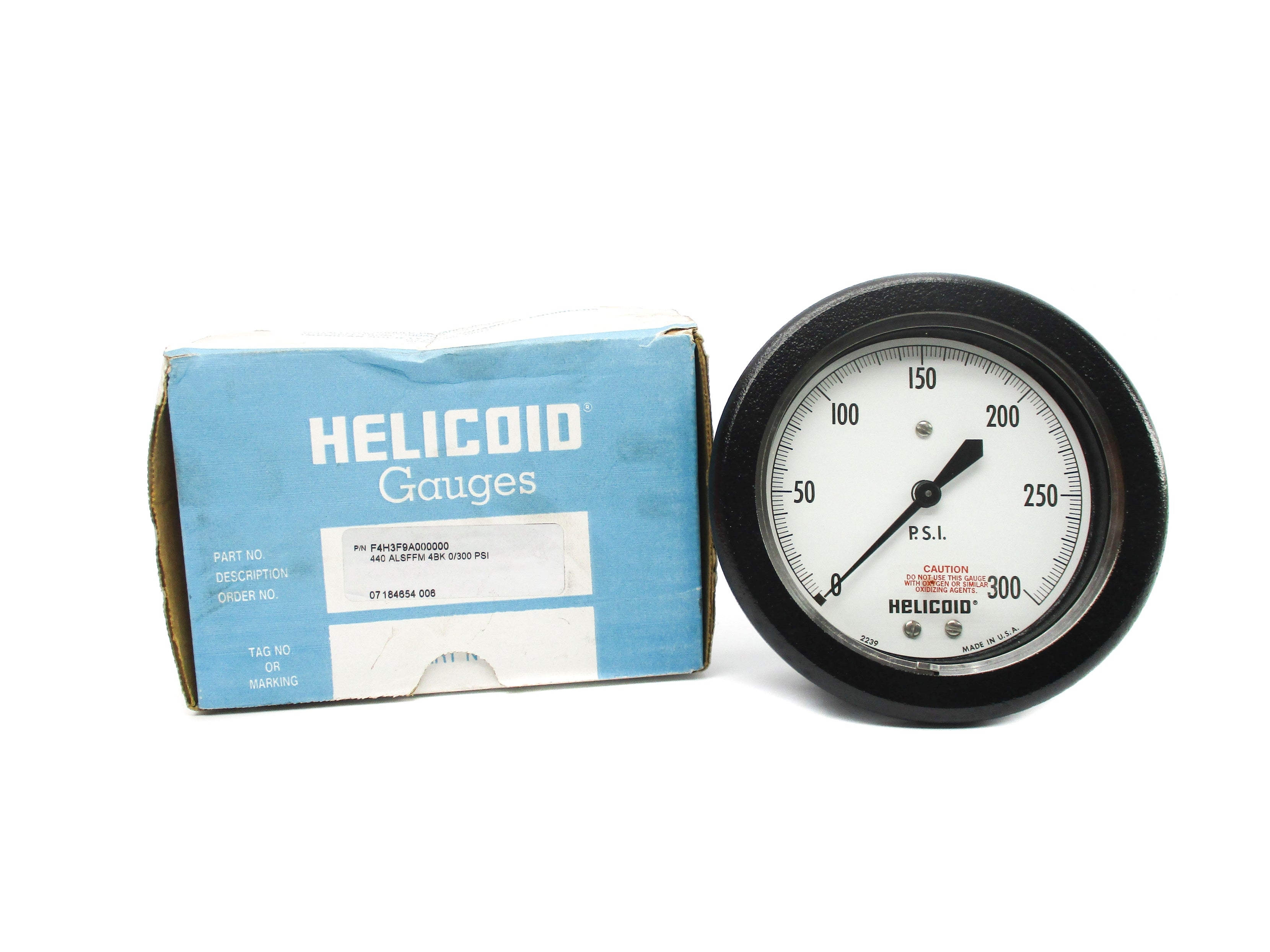 HELICOID GAUGES F4H3F9A000000 0-300PSI NSMP