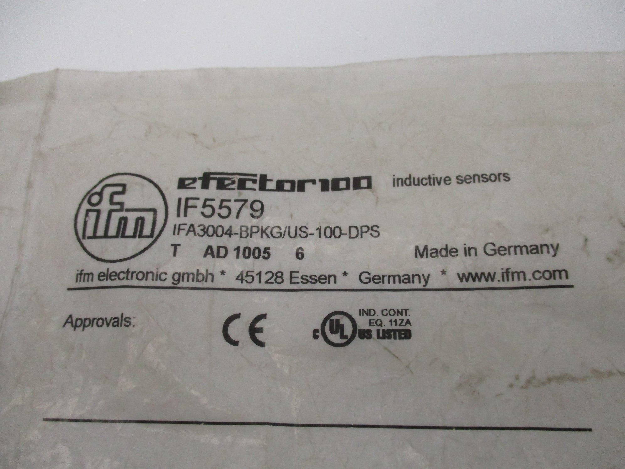IFM EFECTOR IF5579 IFA3004-BPKG/US-100-DPS  NSMP