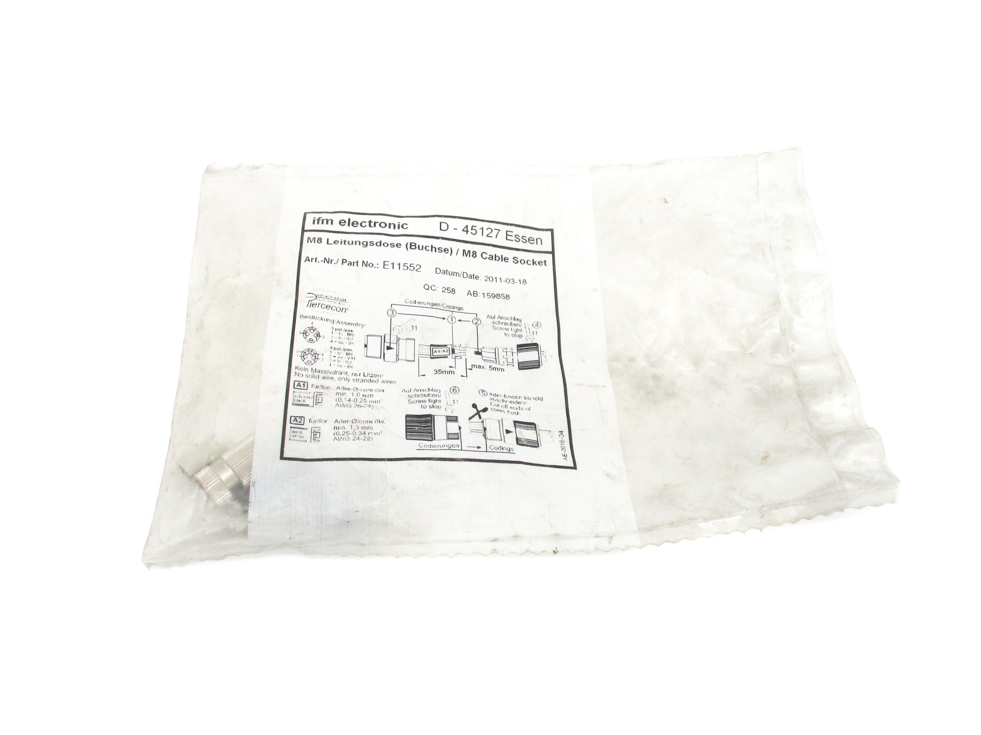 IFM EFECTOR E11552 NSMP