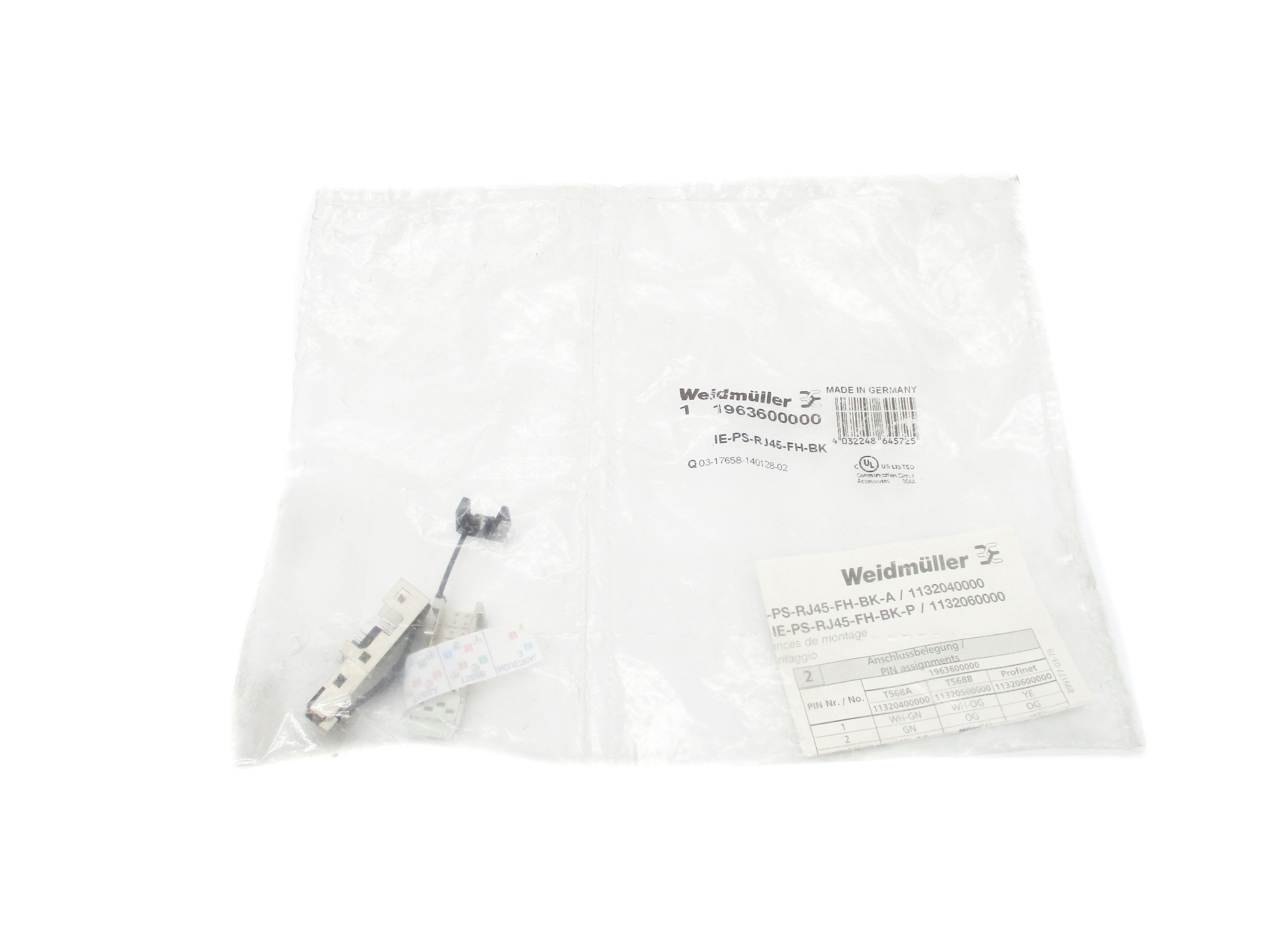 WEIDMULLER IE-PS-RJ45-FH-BK NSMP