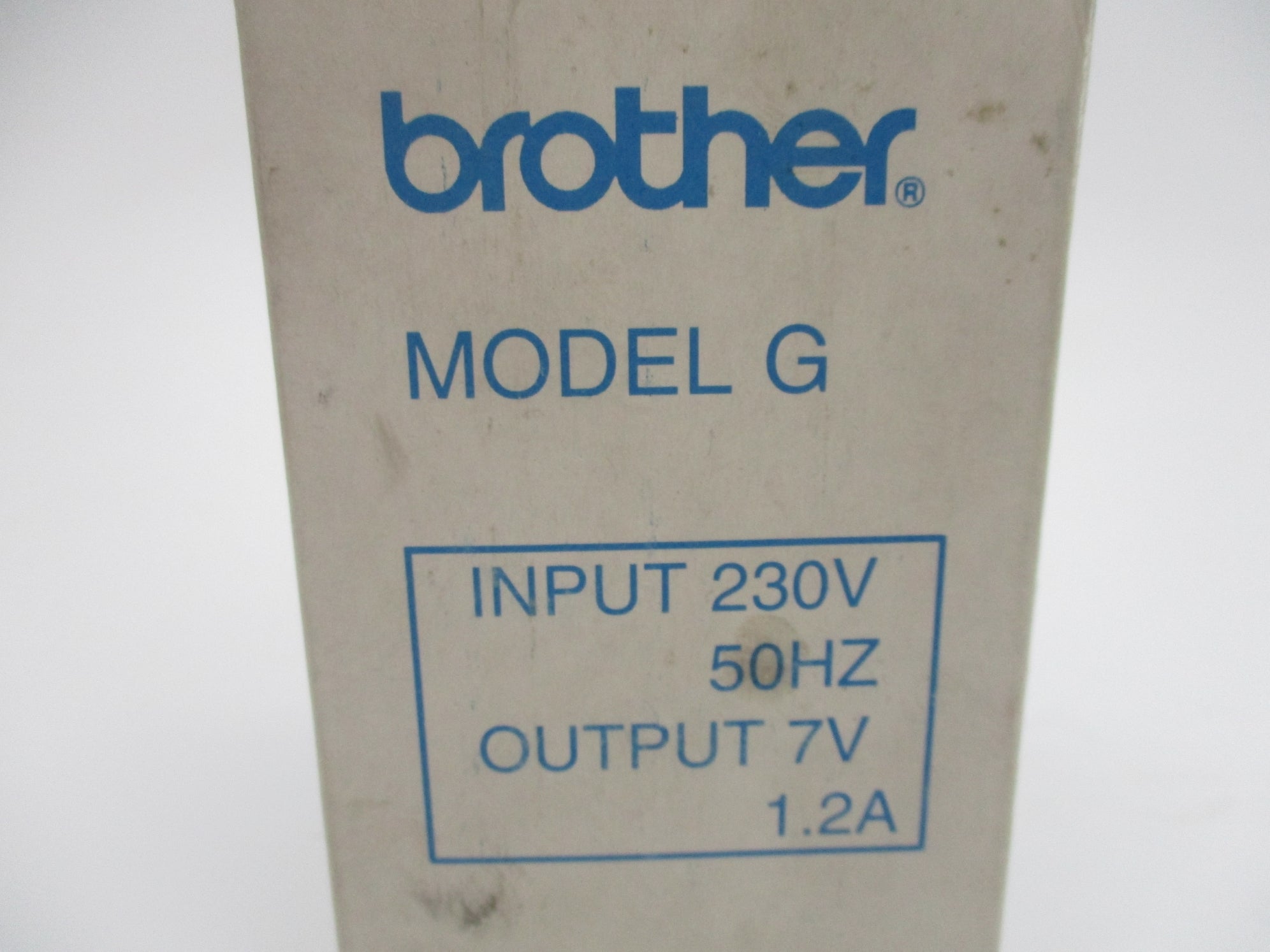BROTHER MODEL G NSMP