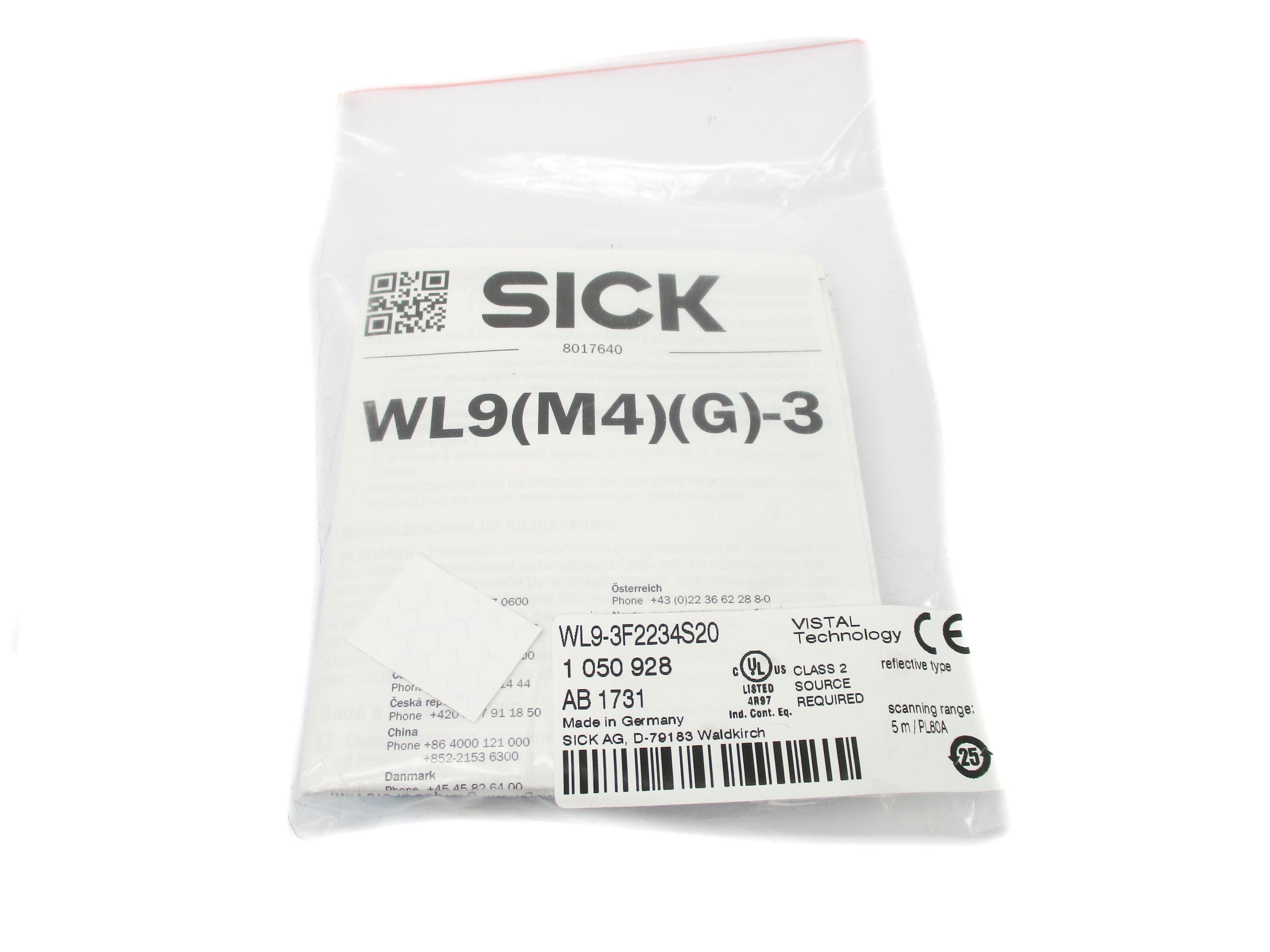 SICK WL9-3F2234S20 NSMP