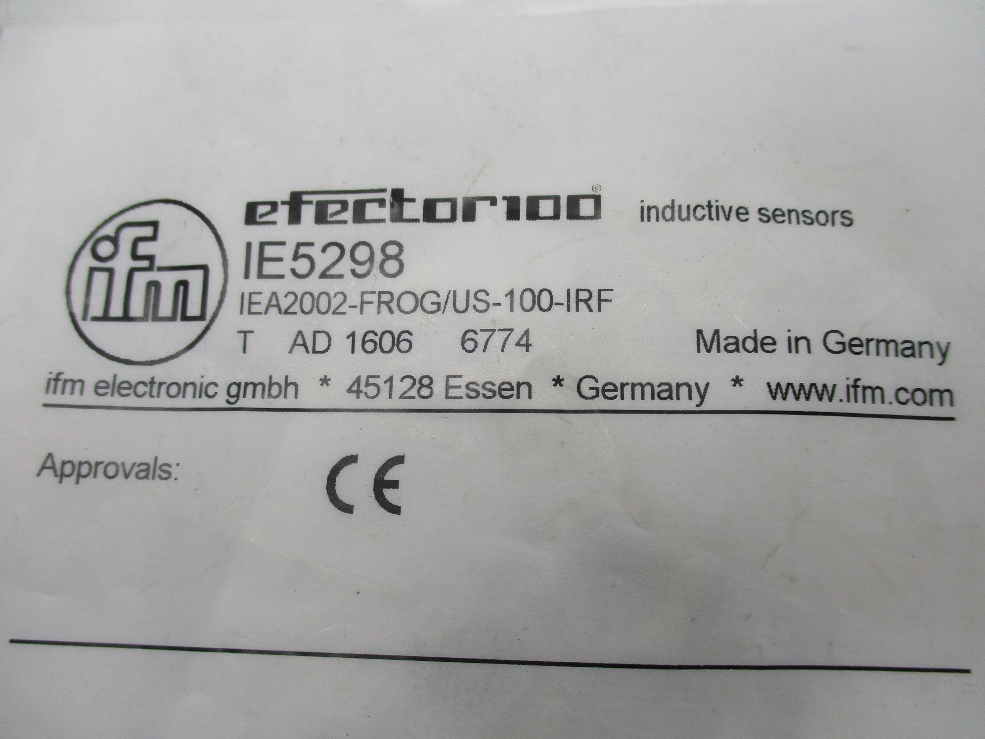 IFM EFECTOR IE5298 NSMP
