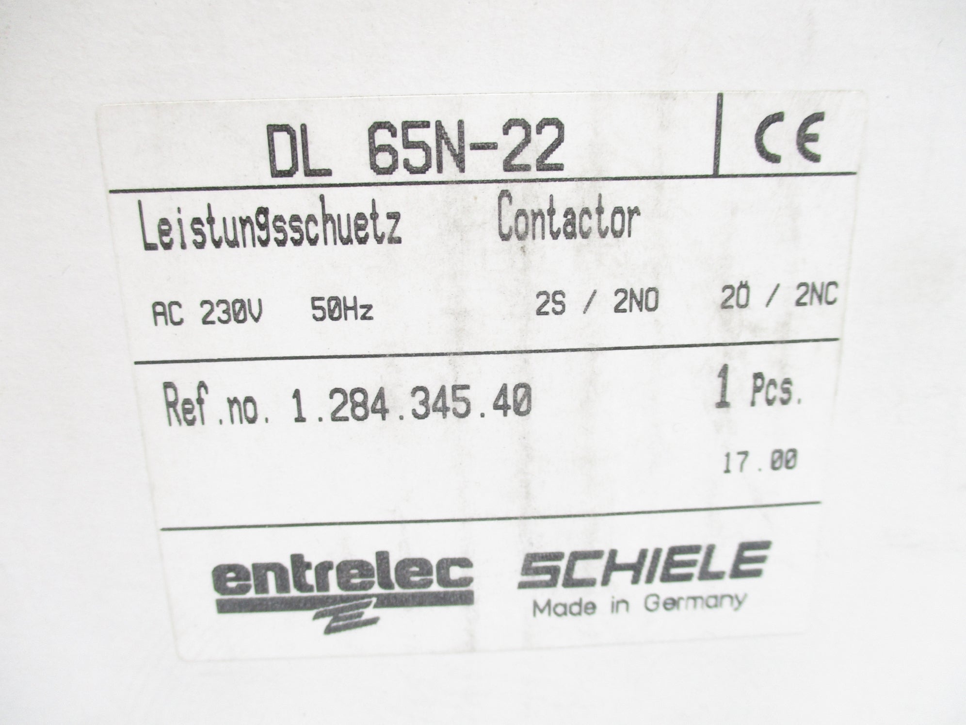 ENTRELEC DL65N-22 230V NSMP