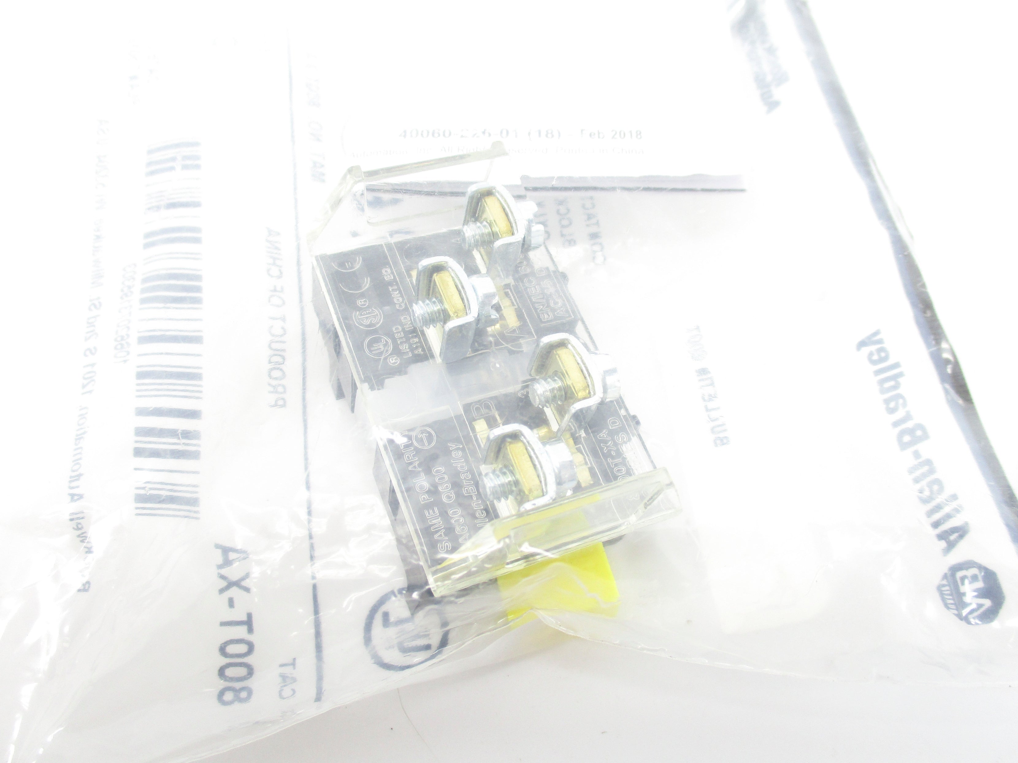 ALLEN BRADLEY 800T-XA SER. D NSMP