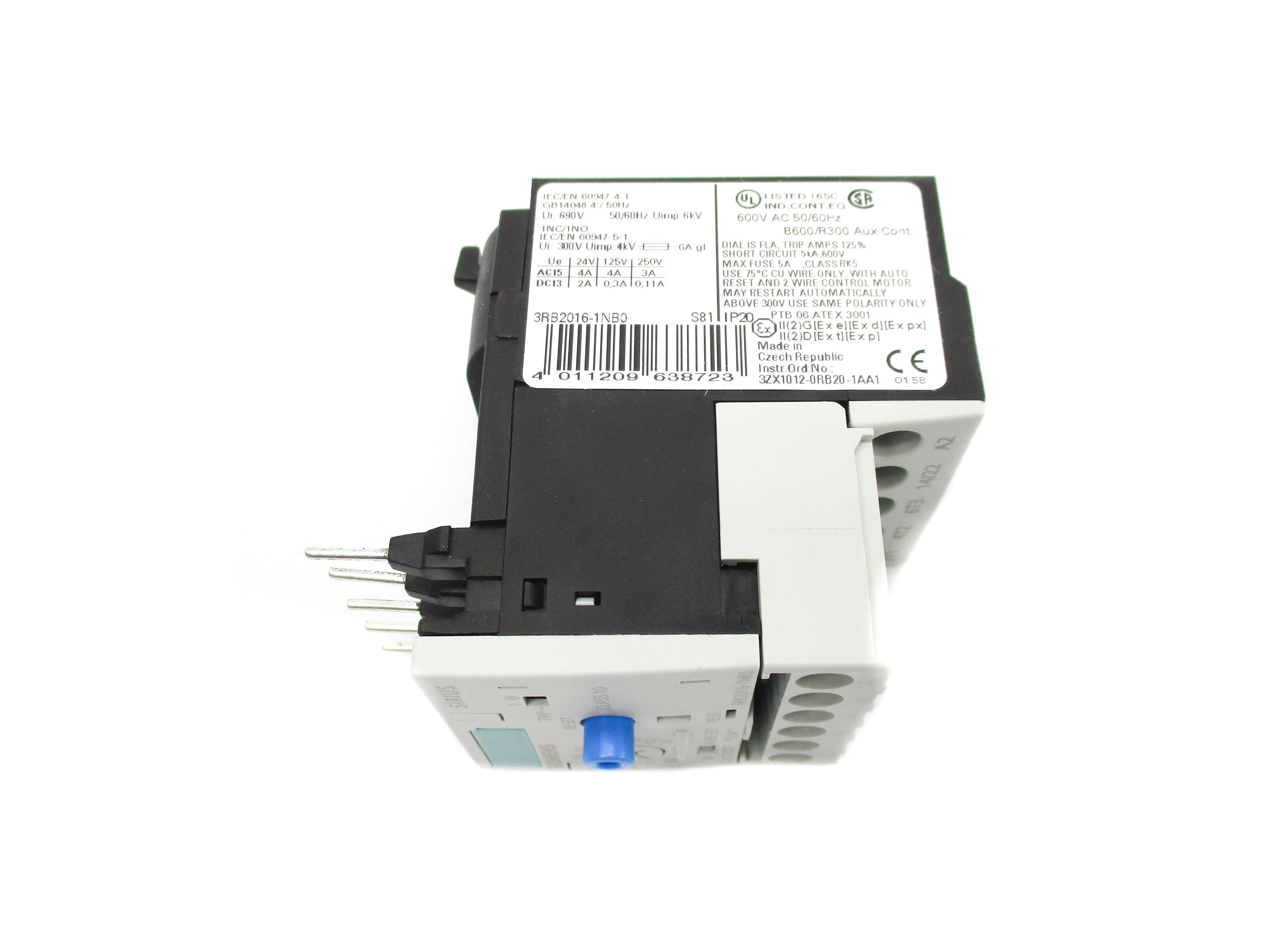 SIEMENS 3RB2016-1NB0 0,32-1,25A 600VAC NSMP