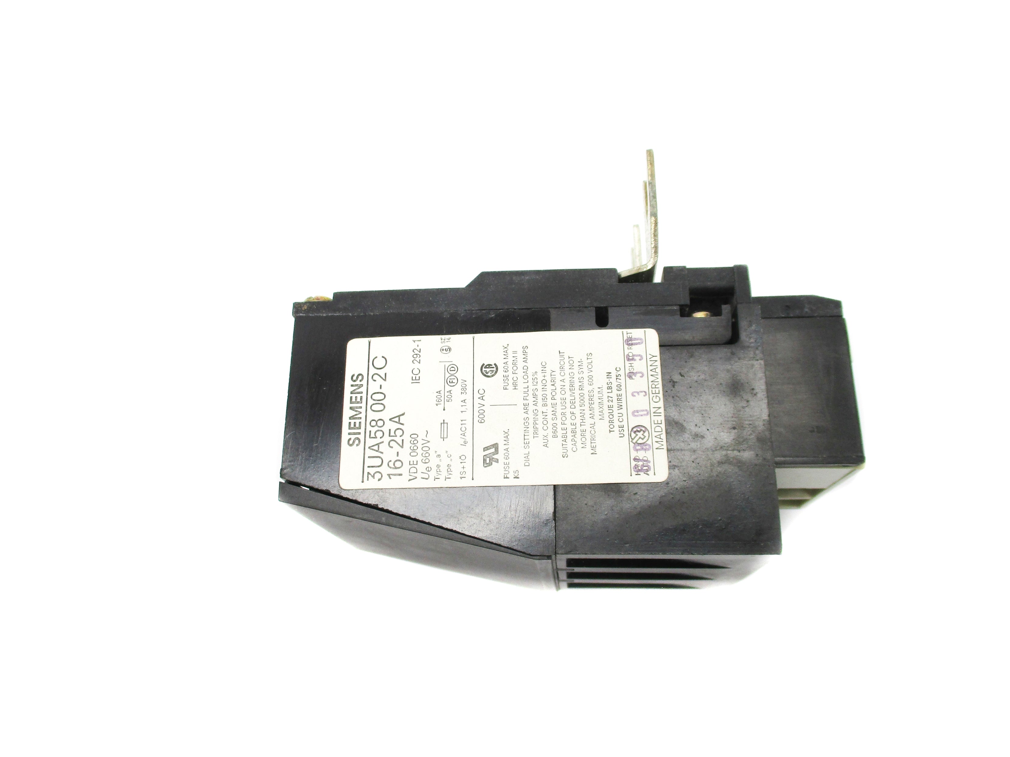 SIEMENS 3UA5800-2C 600VAC 16-25A NSMP