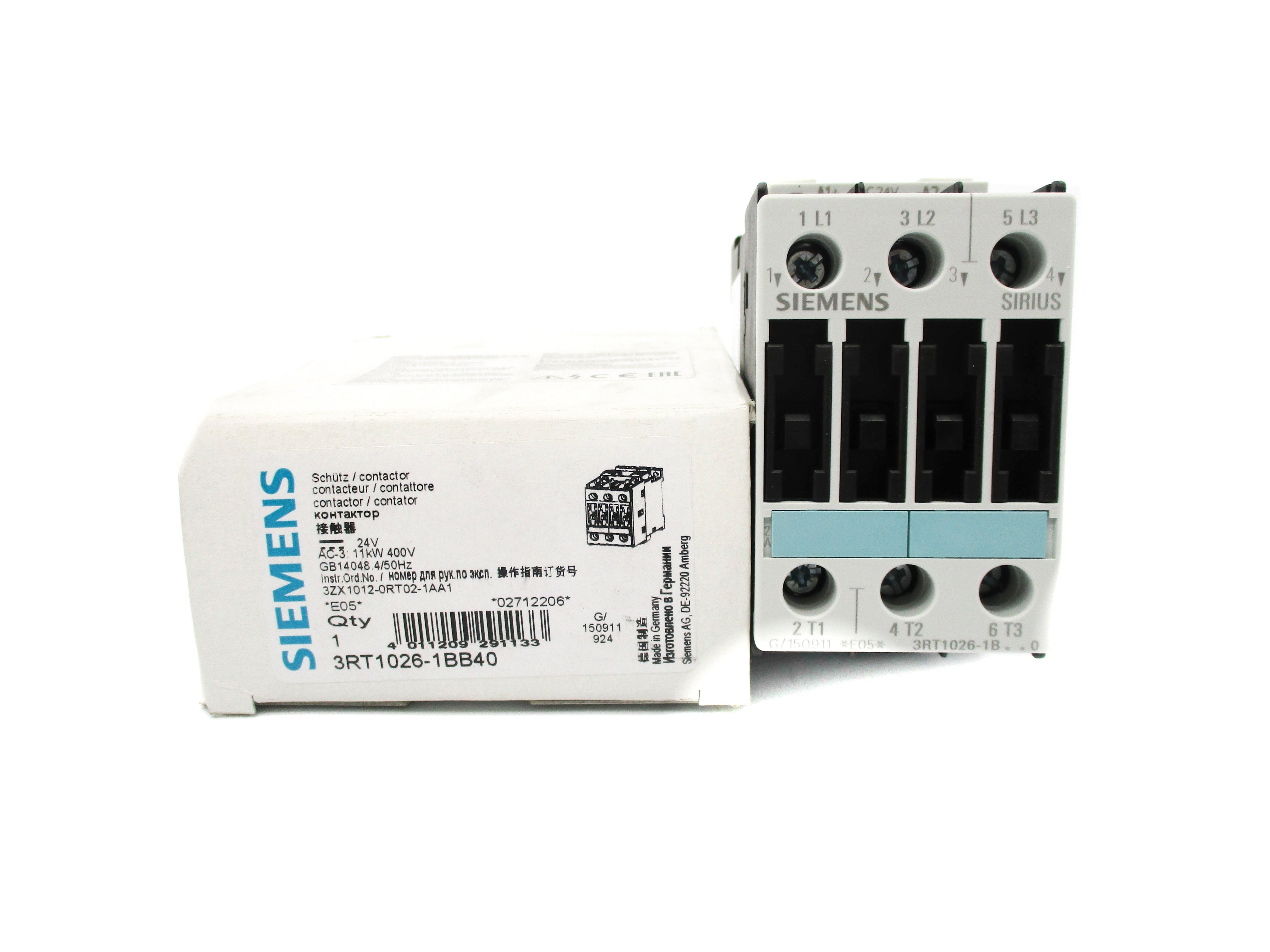 SIEMENS 3RT1026-1BB40 24VDC 40A NSMP