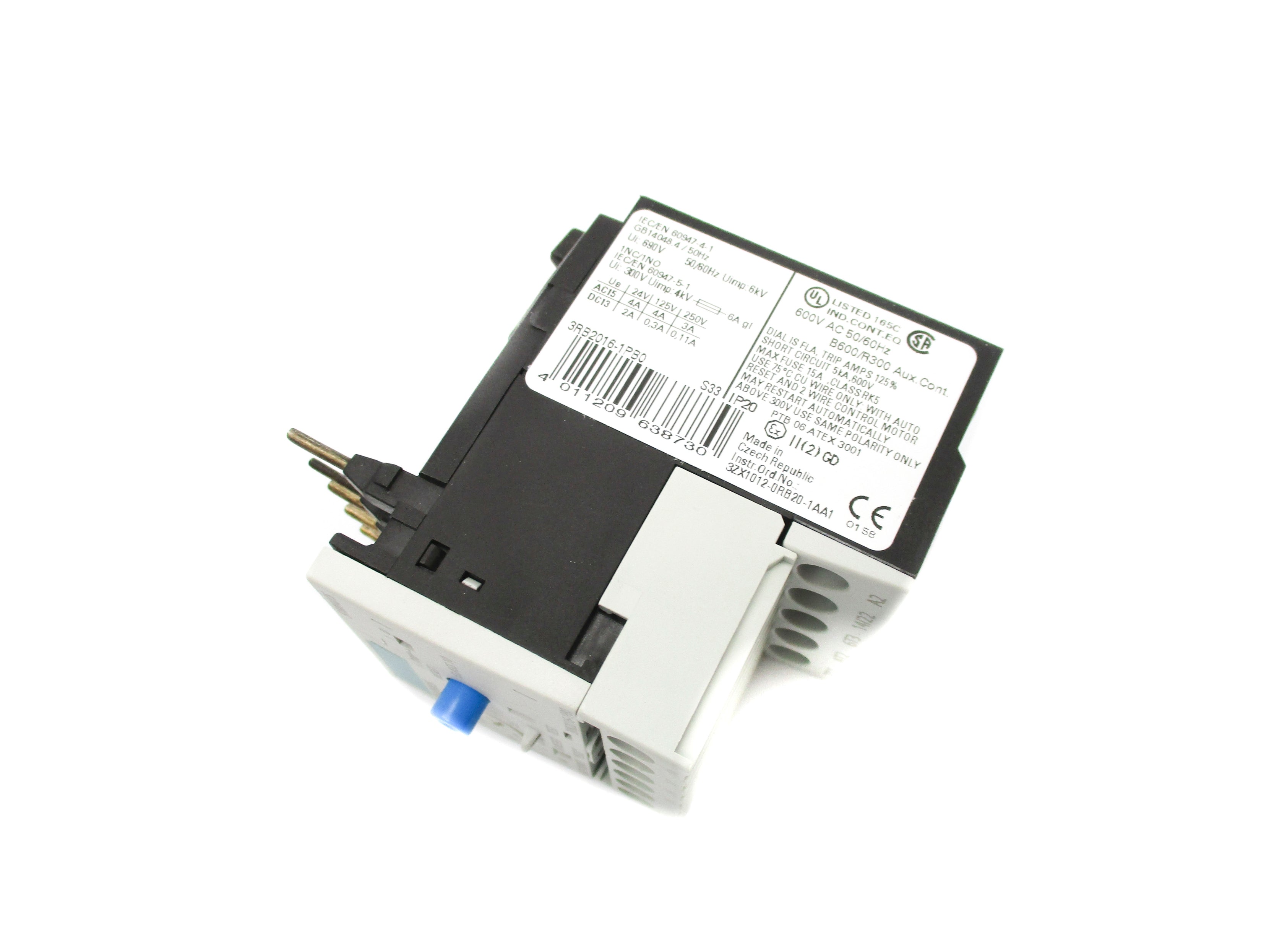 SIEMENS 3RB2016-1PB0 600VAC 1.0-4.0A NSMP