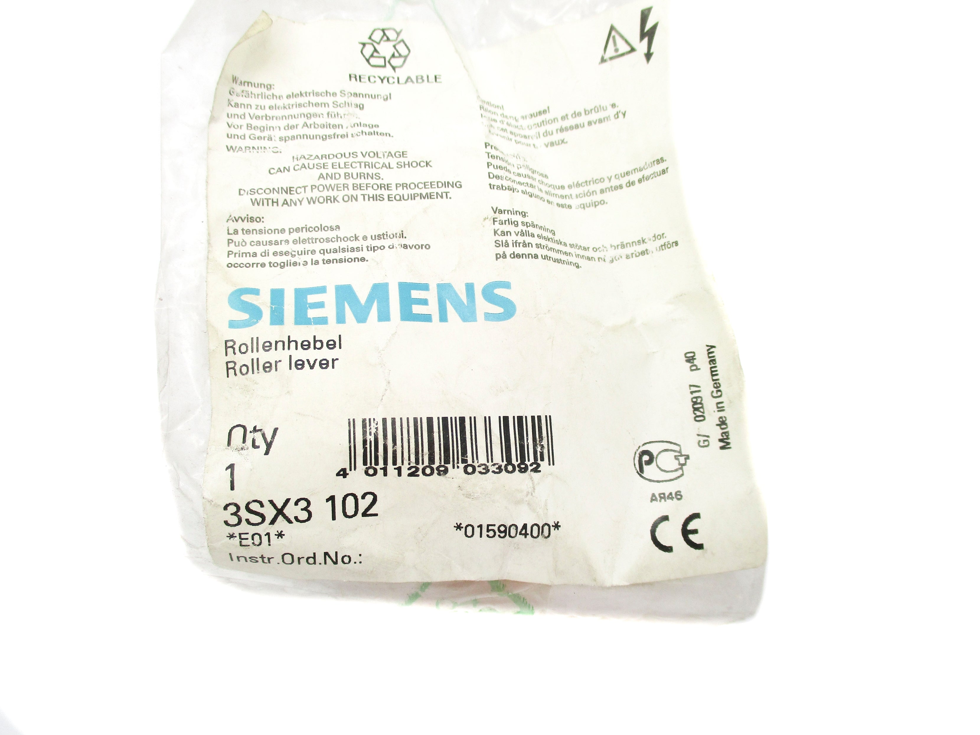 SIEMENS 3SX3102 NSMP