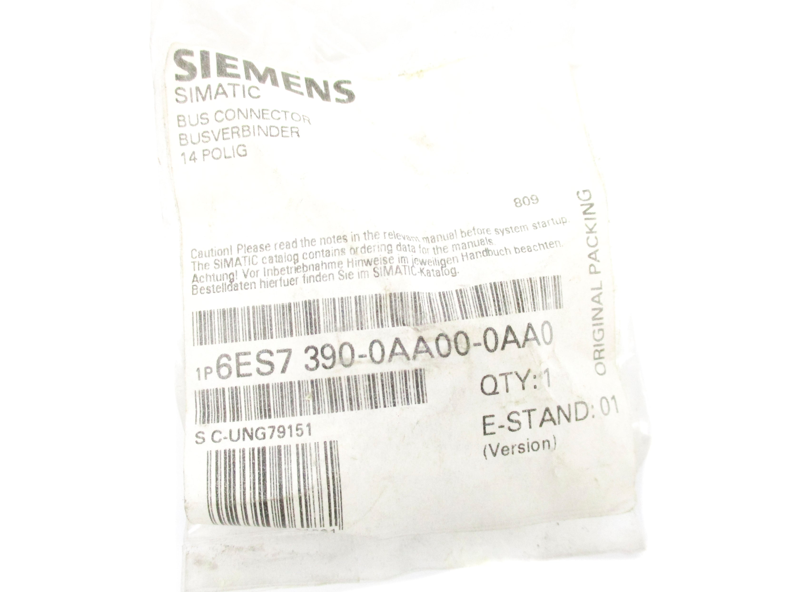 SIEMENS 6ES7 390-0AA00-0AA0 NSMP