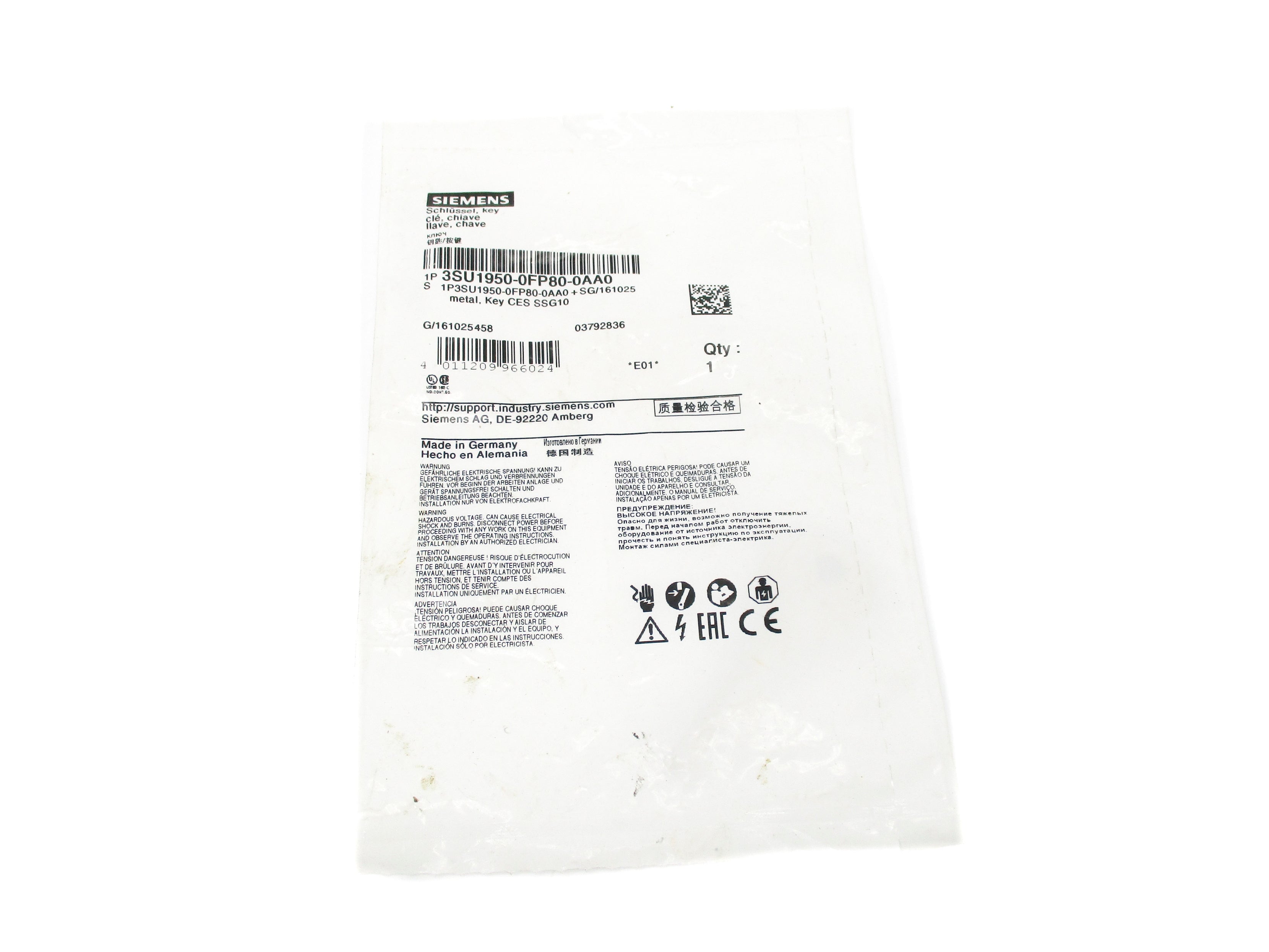 SIEMENS 3SU1950-0FP80-0AA0 NSMP