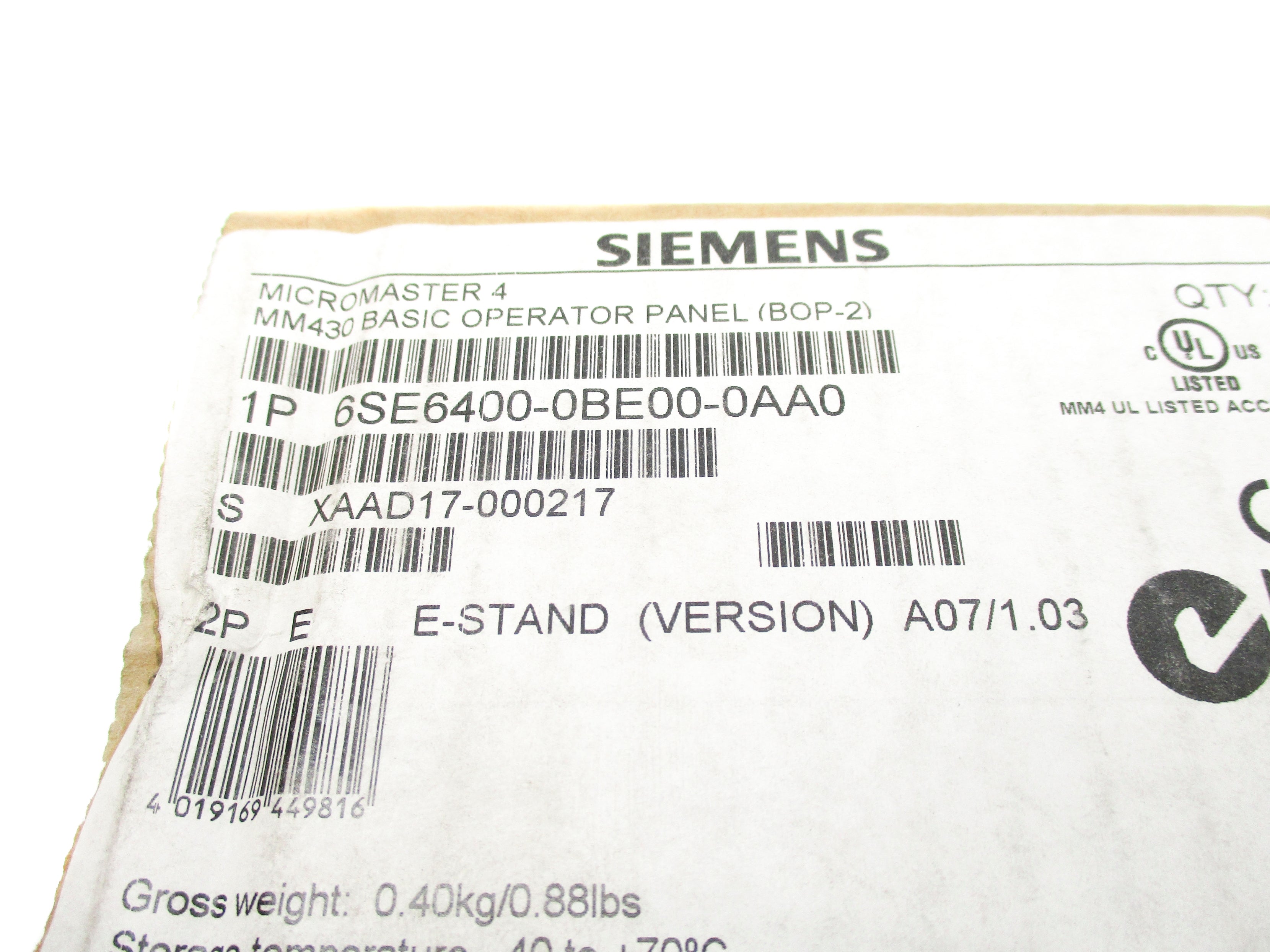 SIEMENS BOP-2 NSMP
