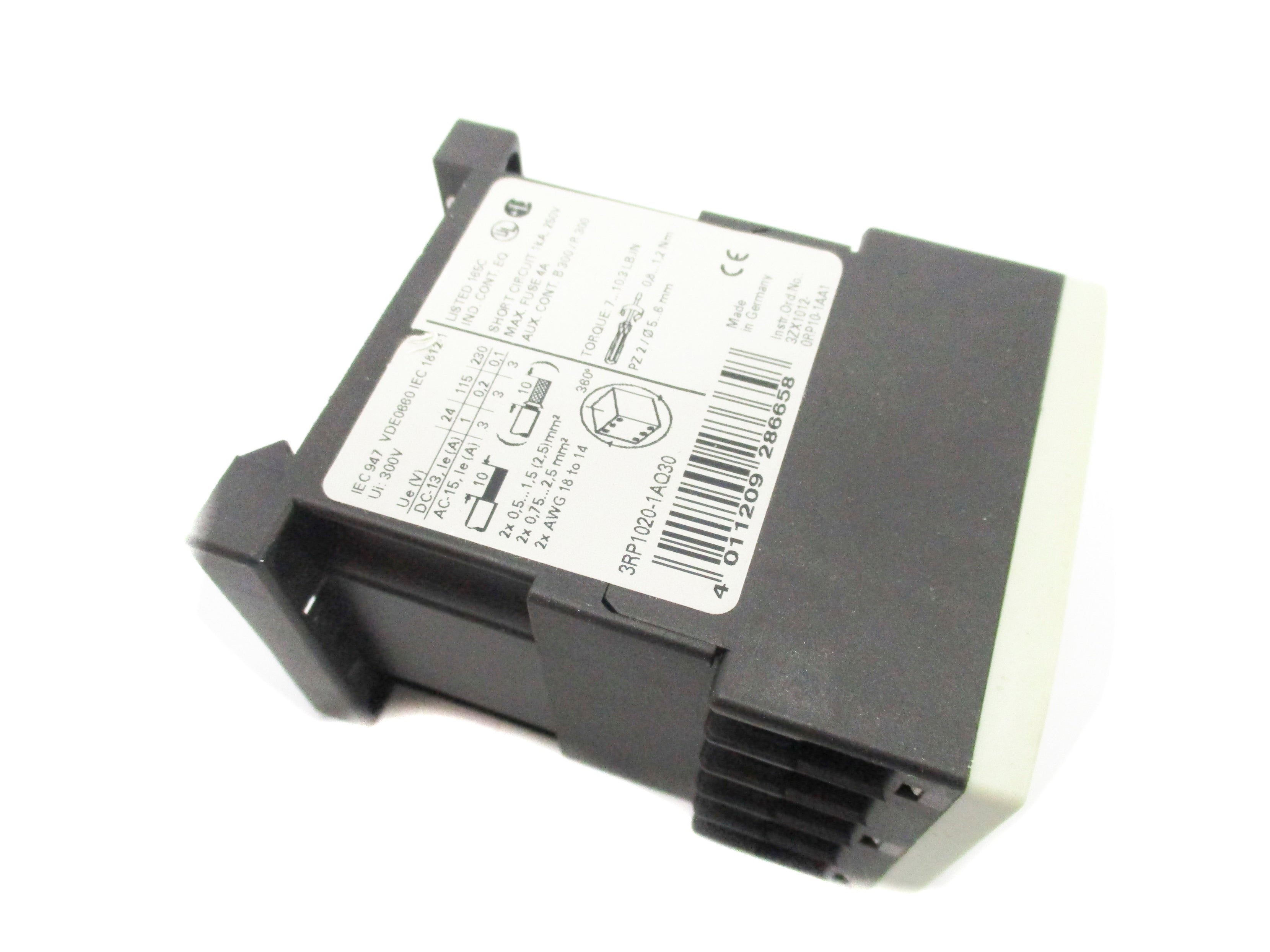 SIEMENS 3RP10201AQ30 100-127V/24V NSMP