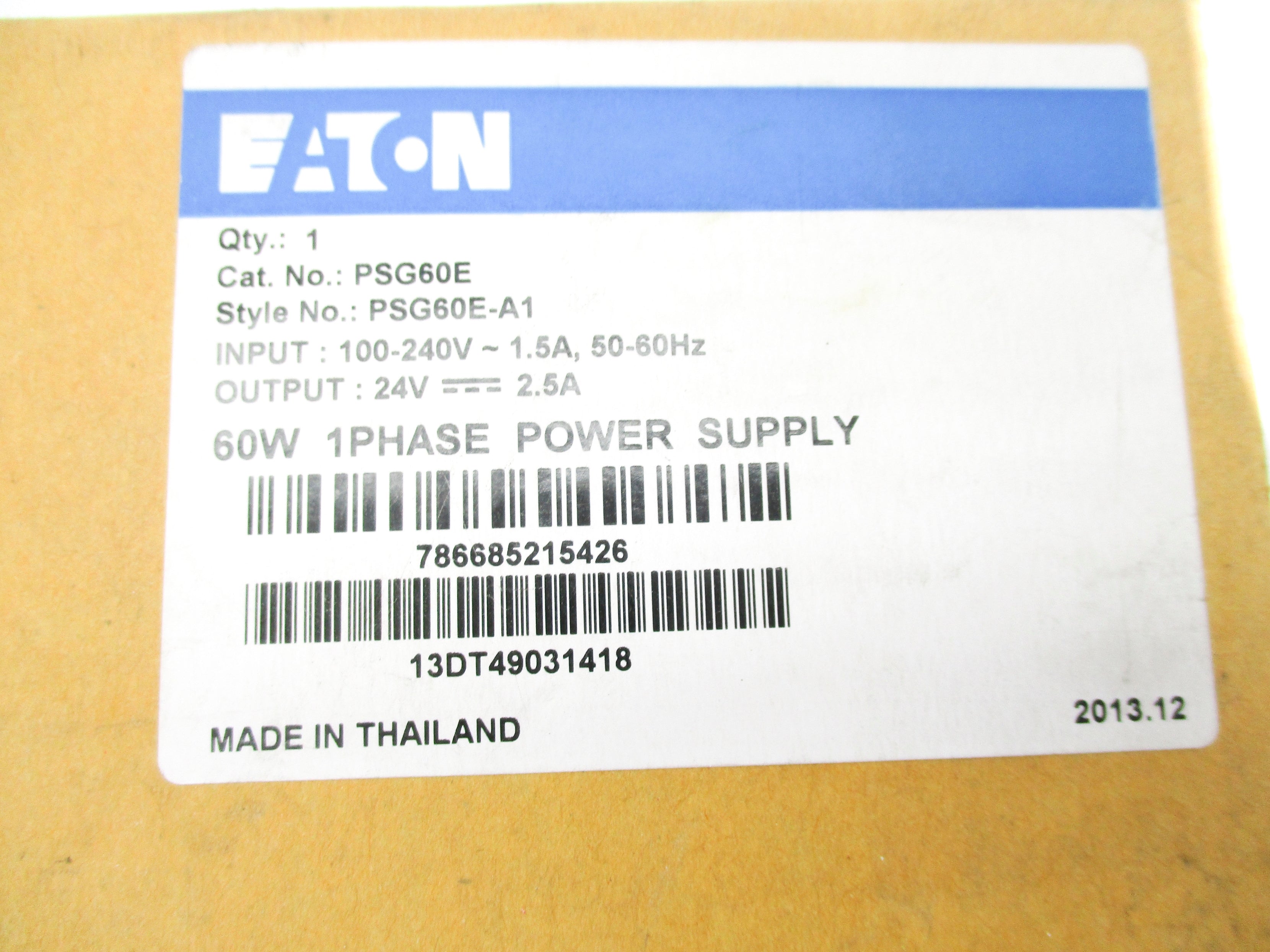 EATON PSG60E 100-240V 1.5A NSMP
