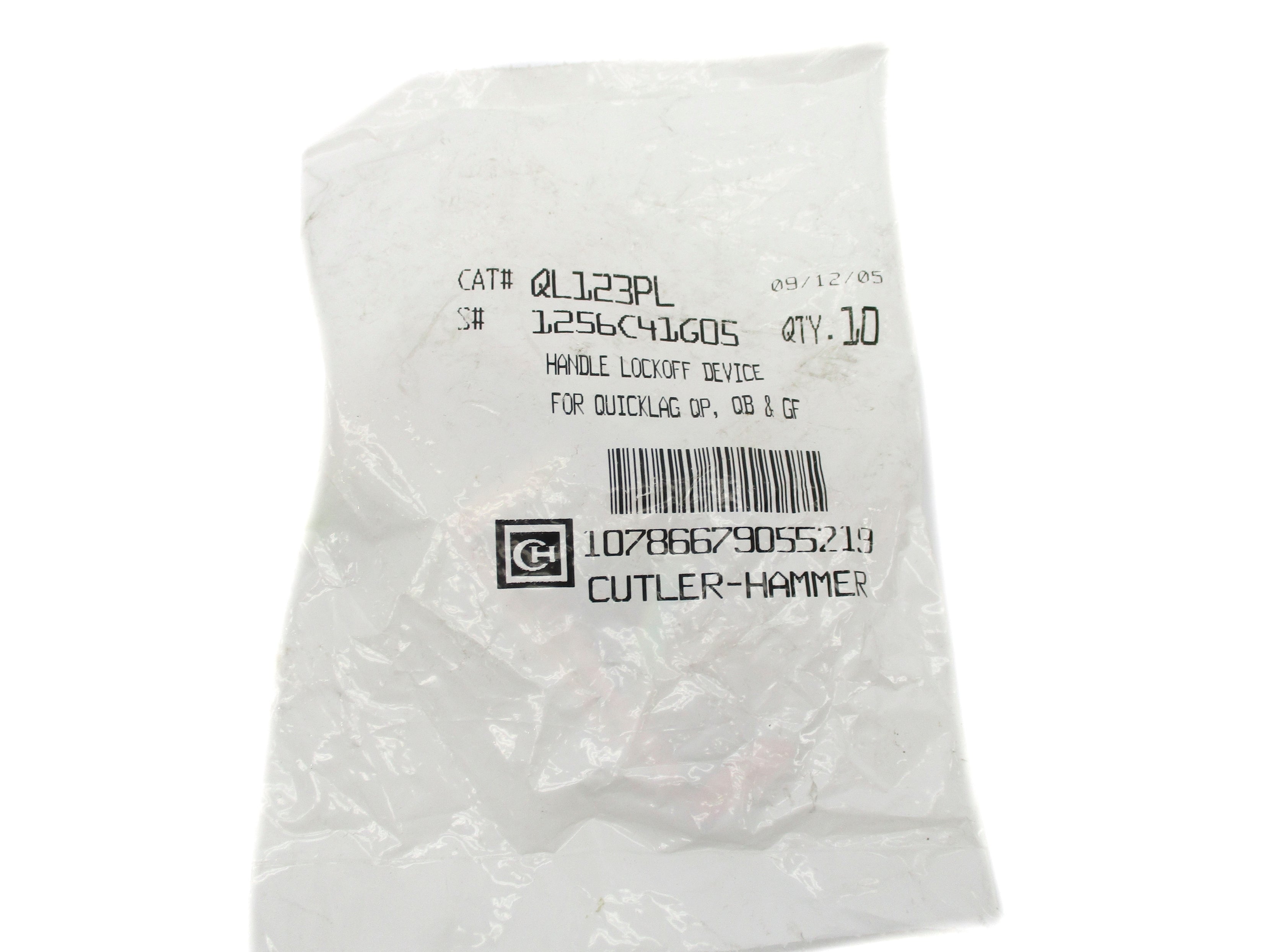 CUTLER HAMMER QL123PL 1256C41G05 (PKG OF 10) NSMP