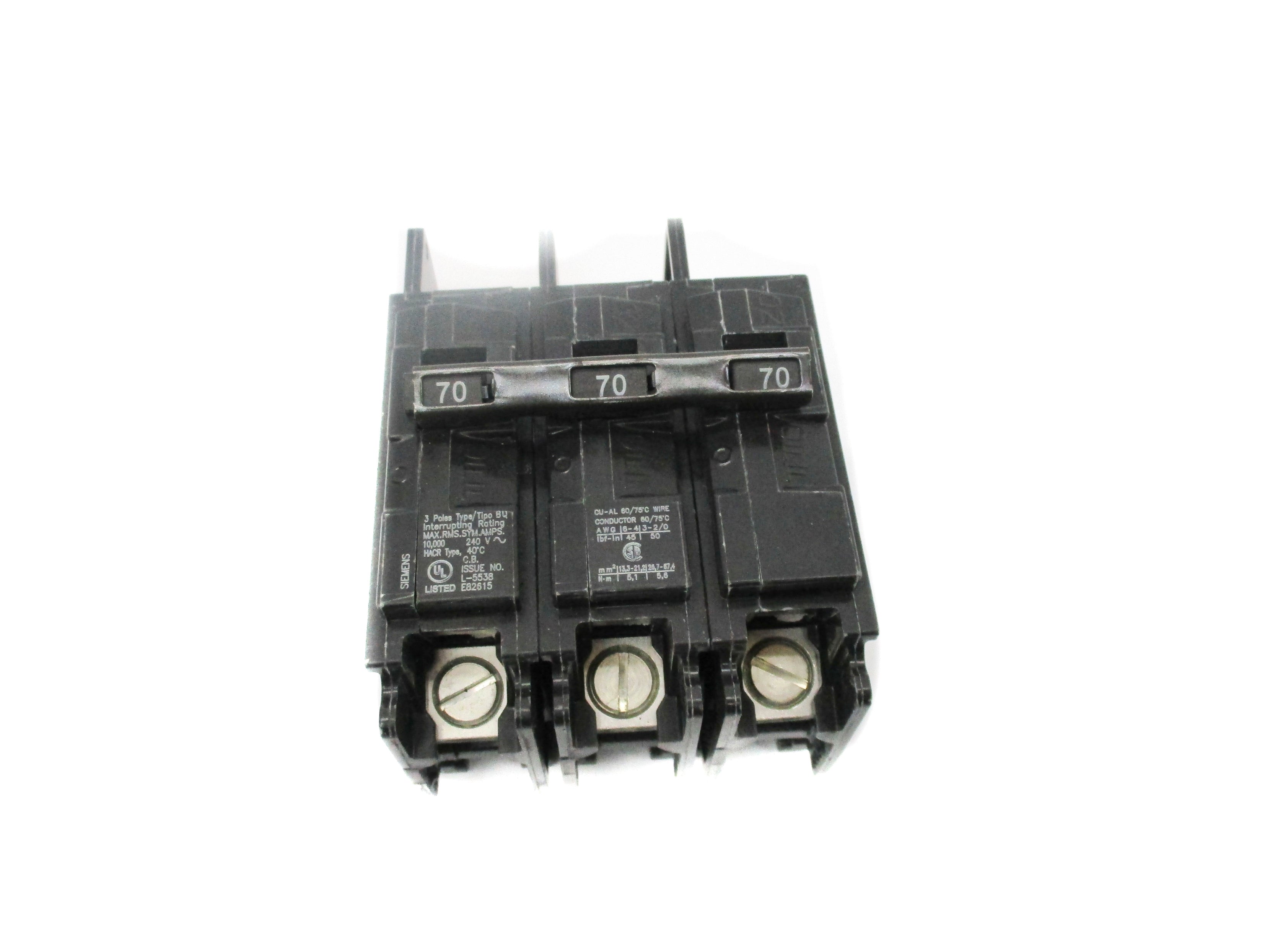 SIEMENS BQ3B070 240V 70A NSNP