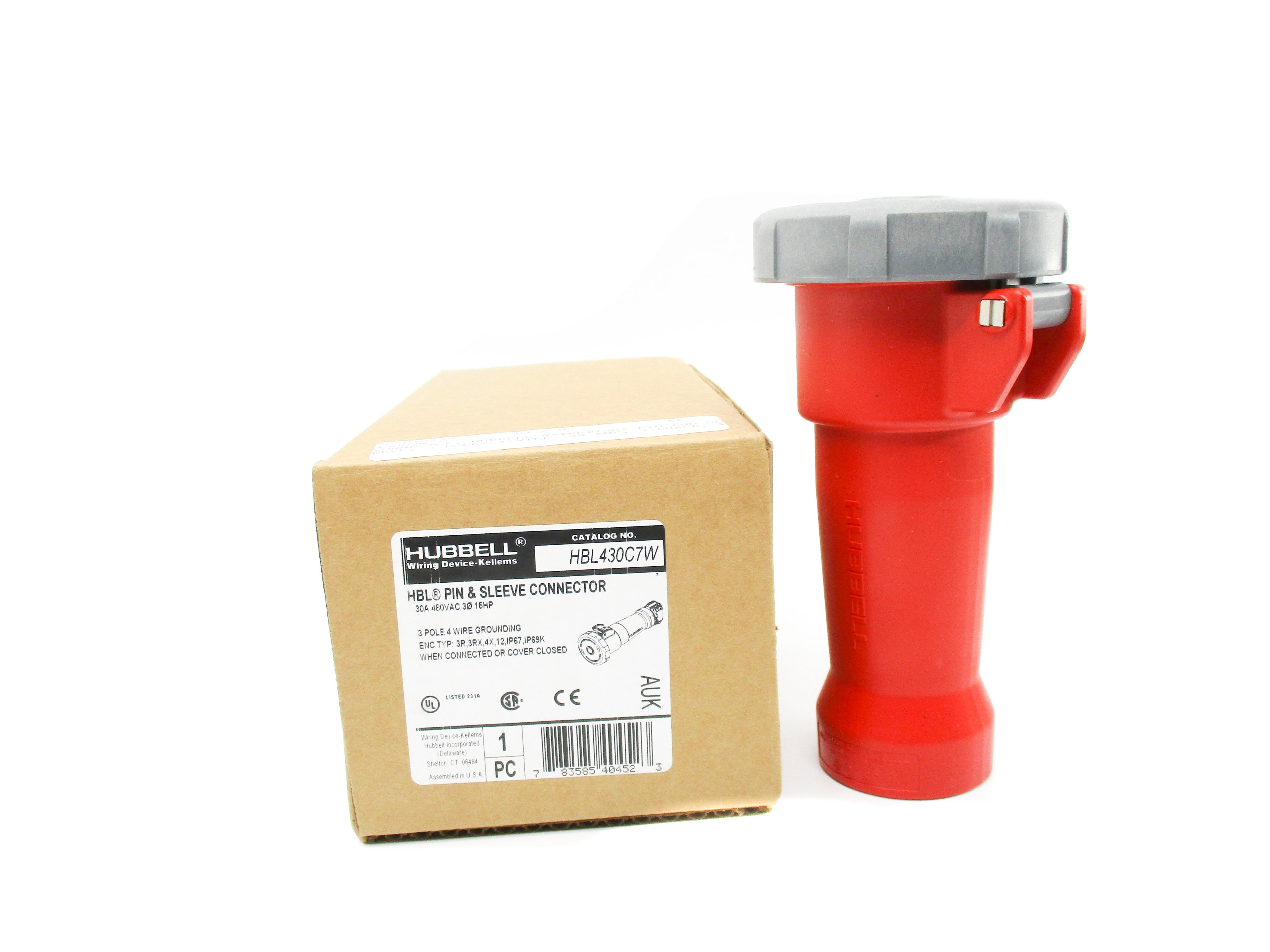 HUBBELL HBL430C7W 480VAC 30A (AS PICTURED) NSMP