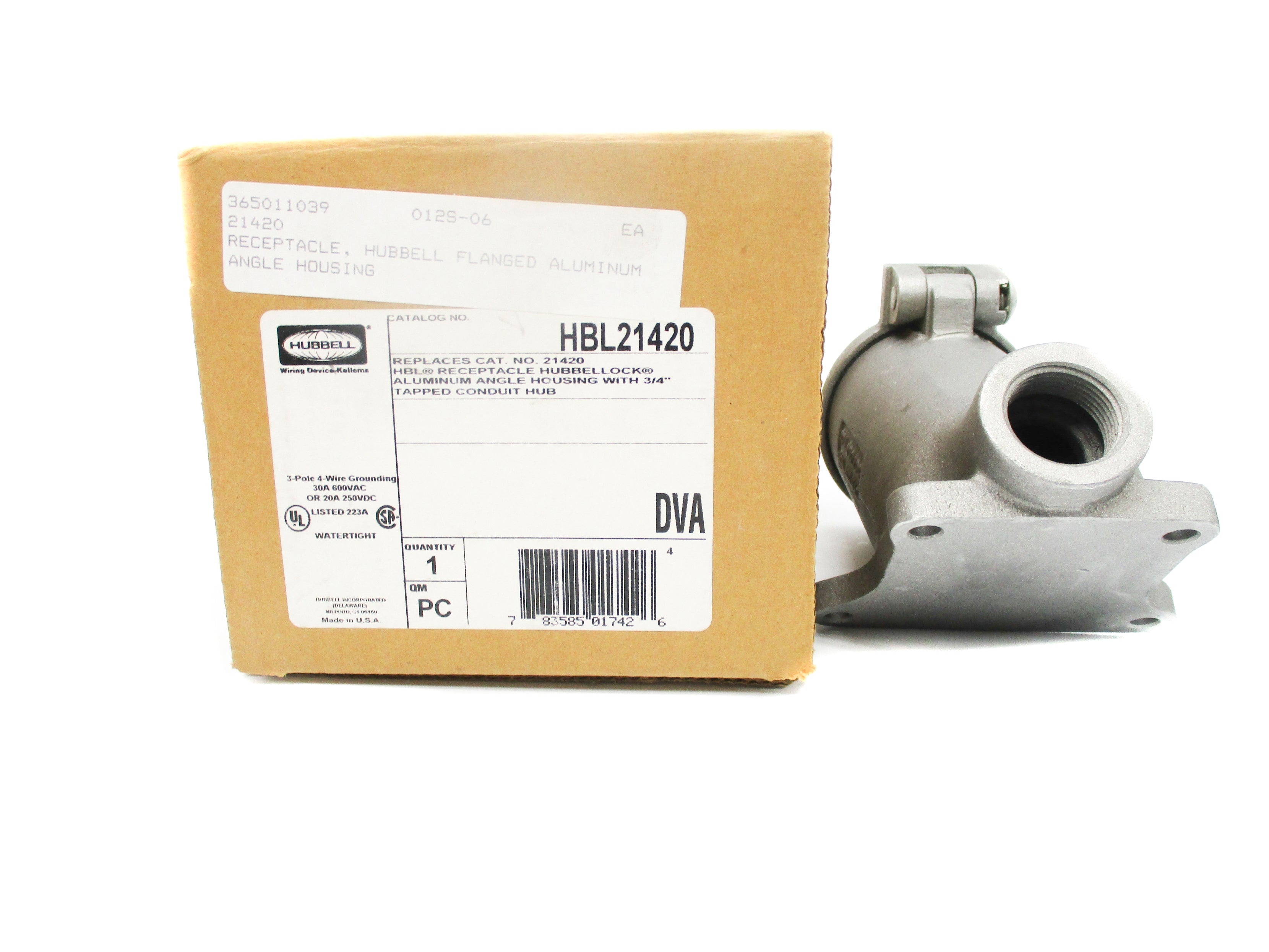 HUBBELL HBL21420 600VAC 30A NSMP