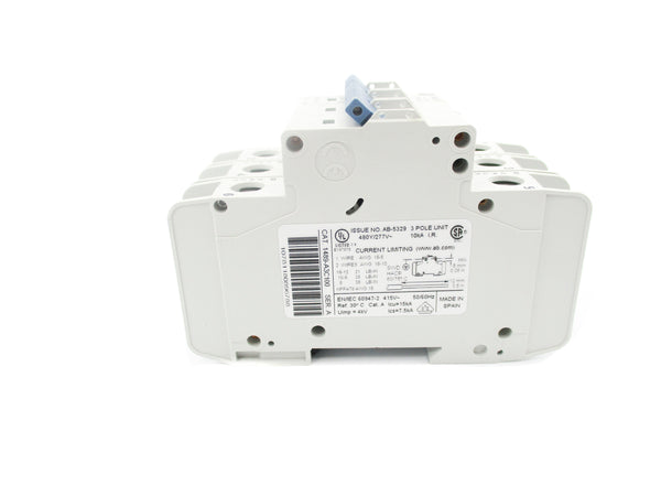 ALLEN BRADLEY 1489-A3C100 SER. A 480/277V 10A NSMP