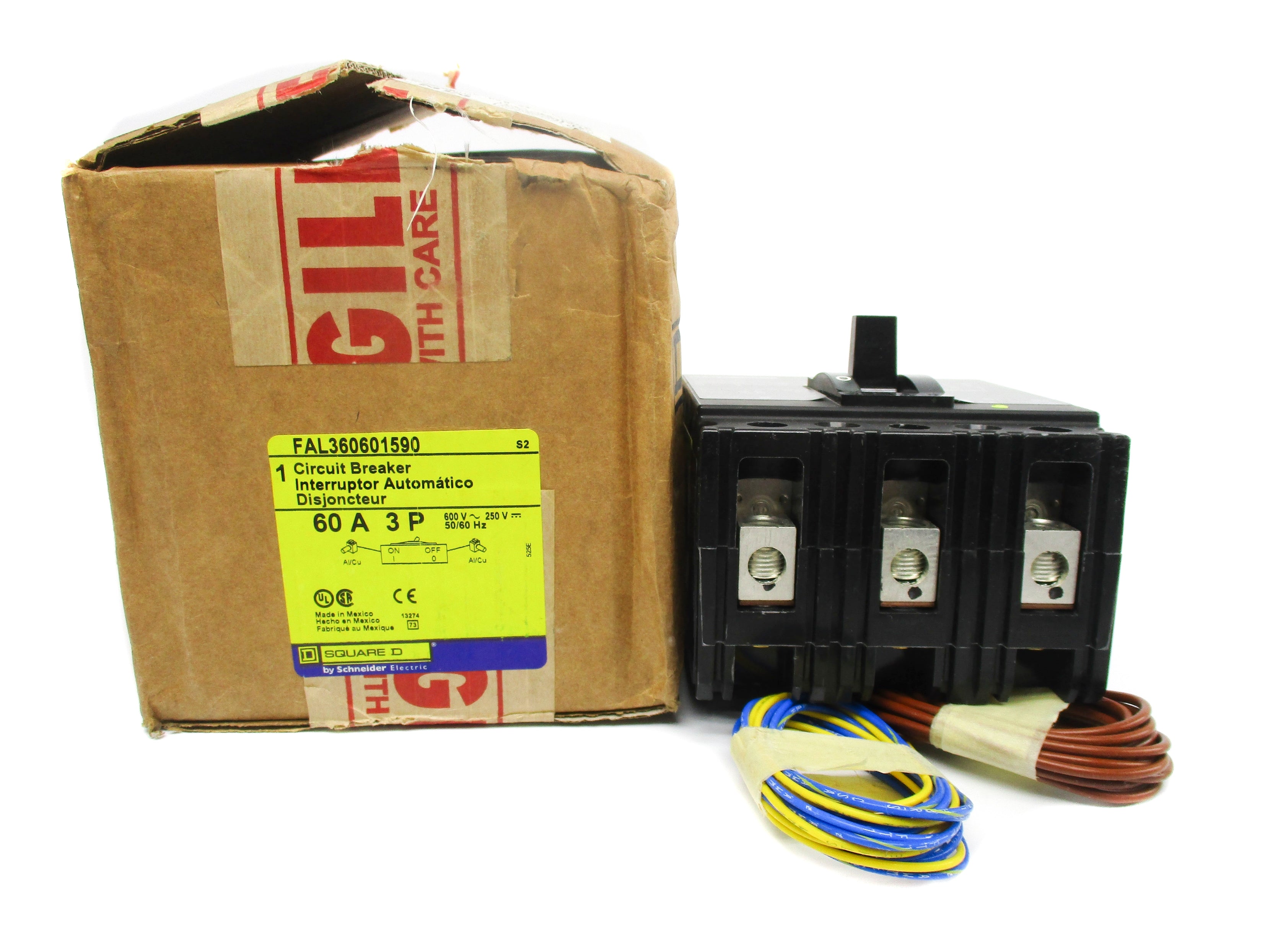 SQUARE D FAL360601590 600/250V 60A (GREEN) NSMP