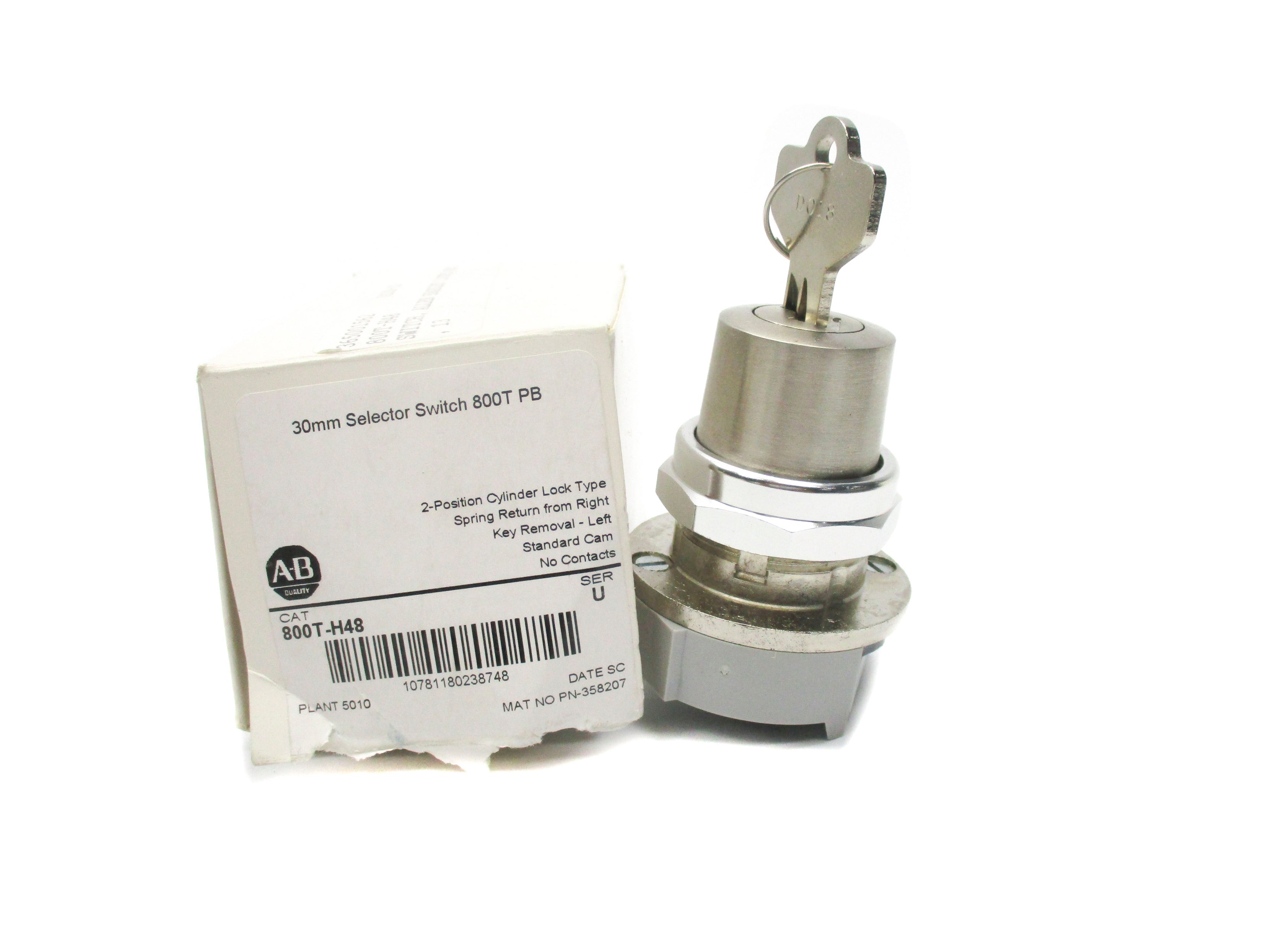 ALLEN BRADLEY 800T-H48 SER. U (WH) NSMP