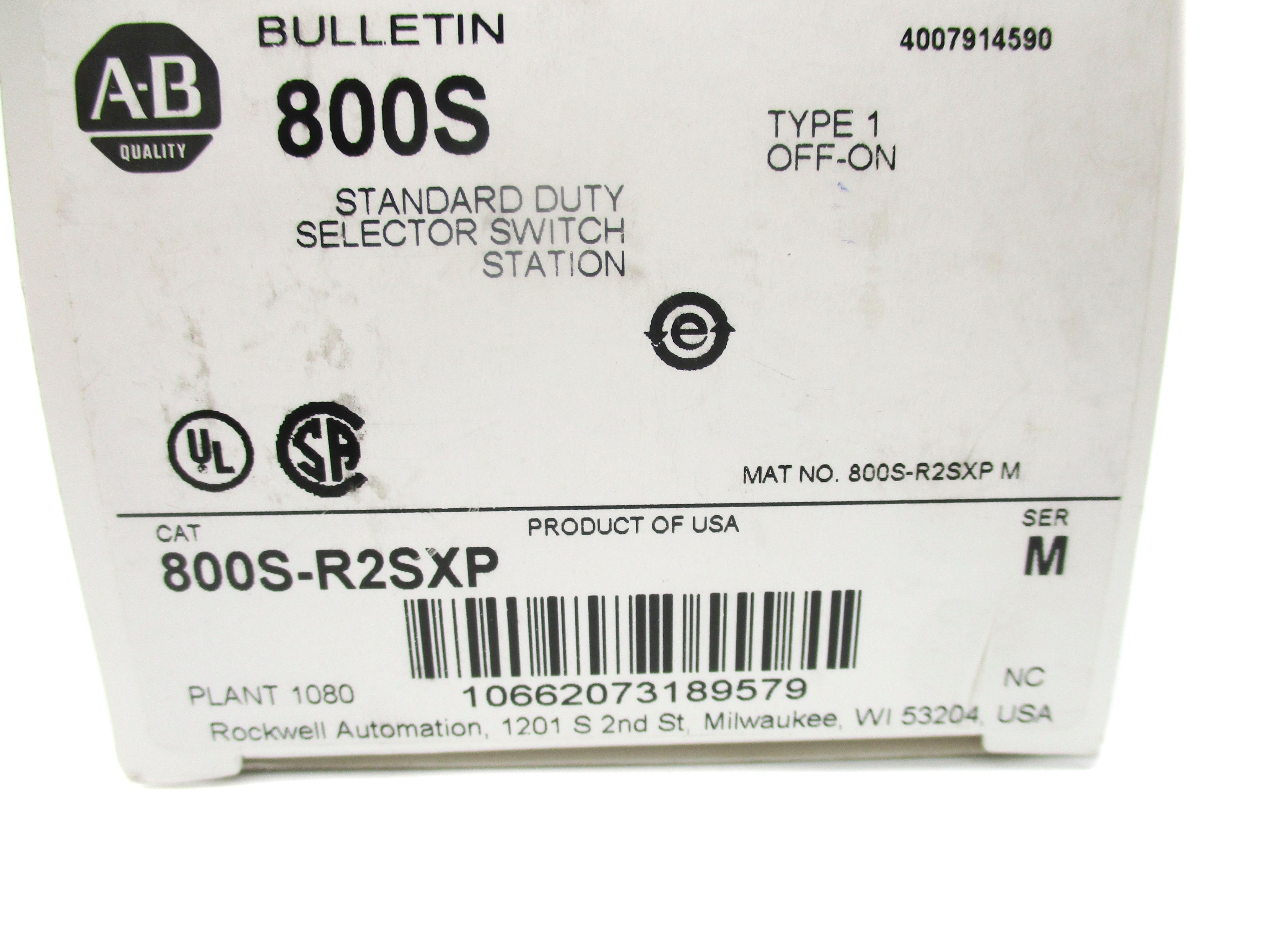 INDUSTRIAL SPARE PART 800S-R2SXP SER. M (WH) NSMP