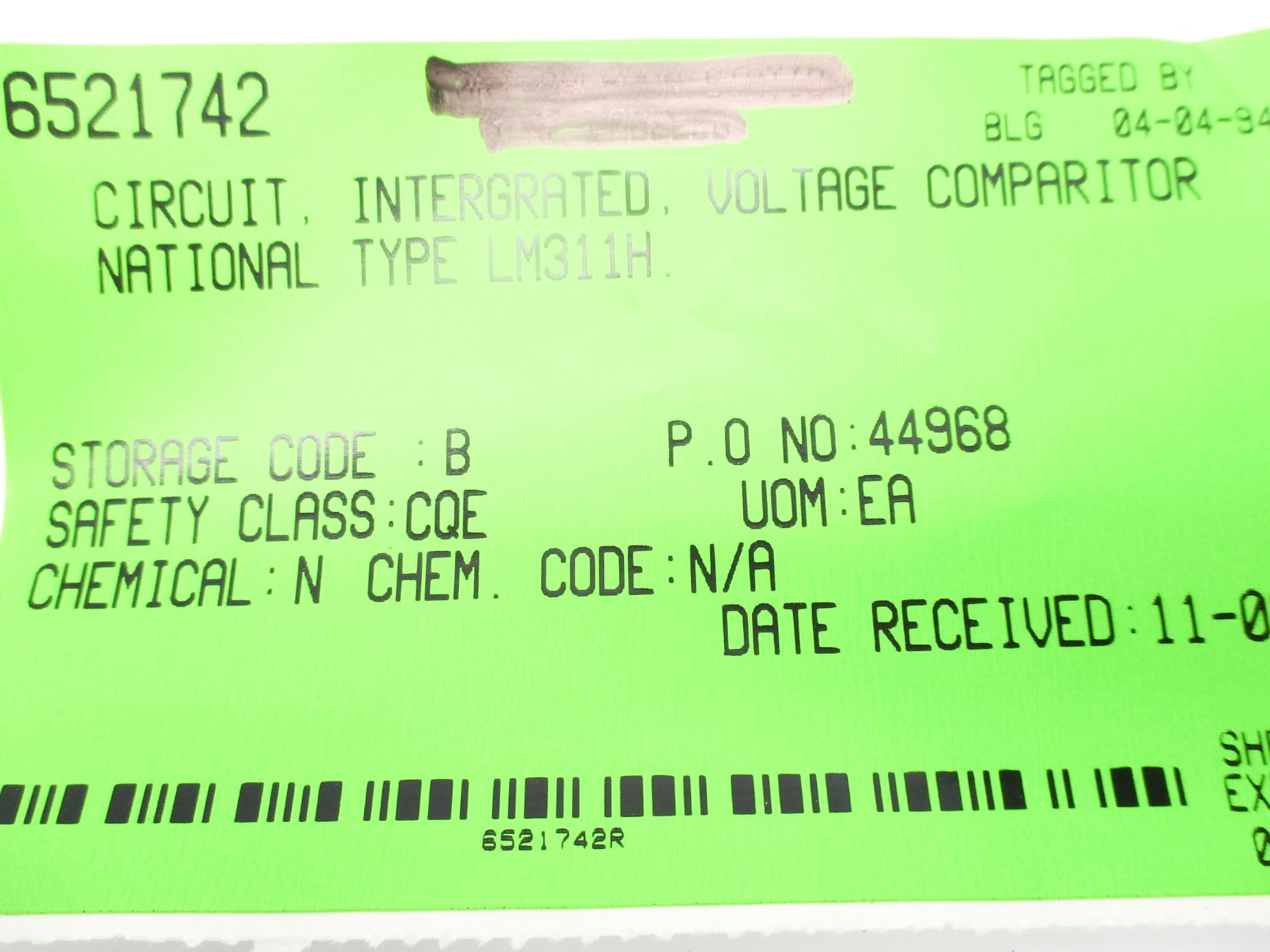 SPARE PART LM311H NSNP