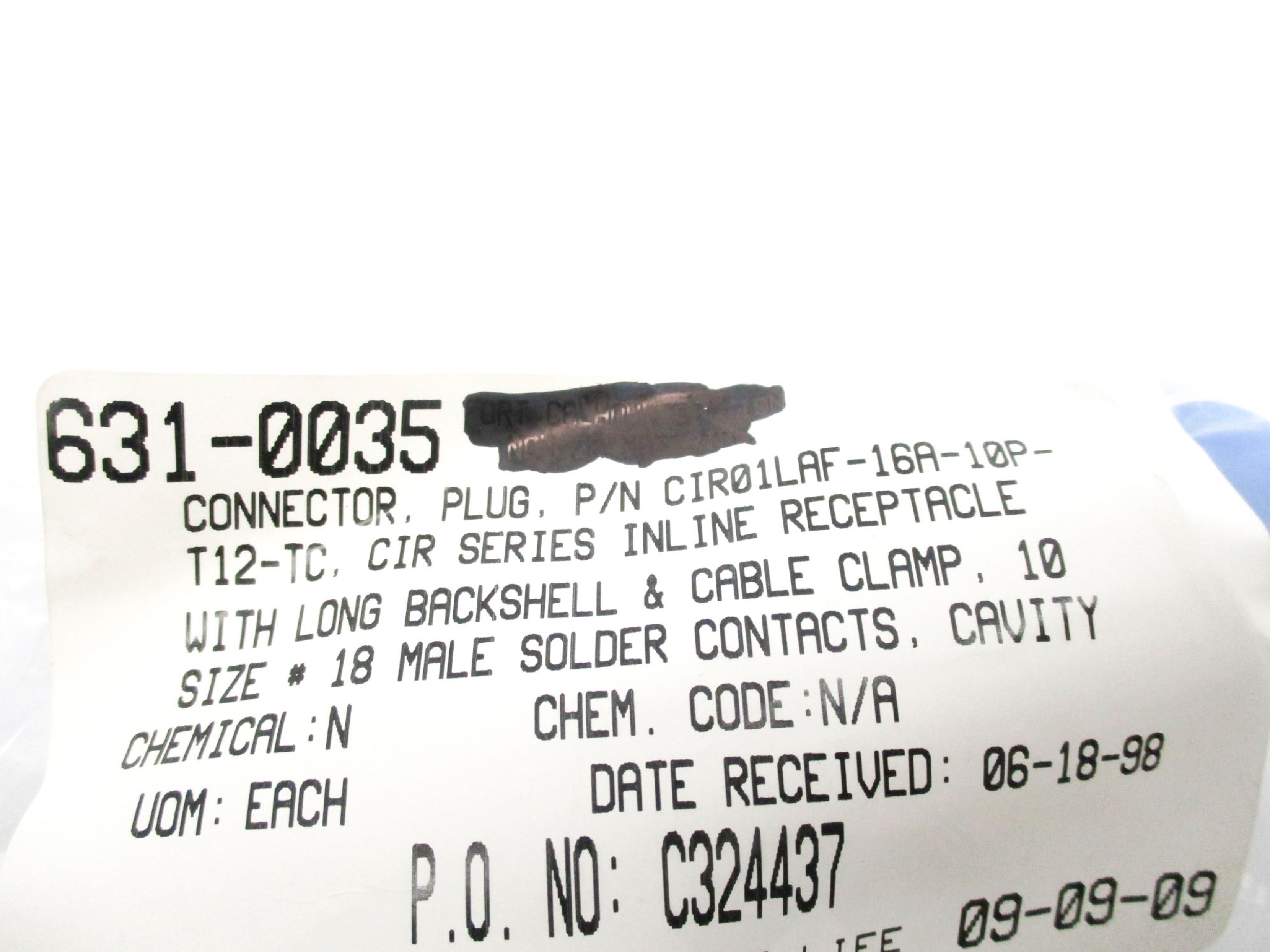 SPARE PART CIR01LAF-16A-10P-T12-TC NSMP