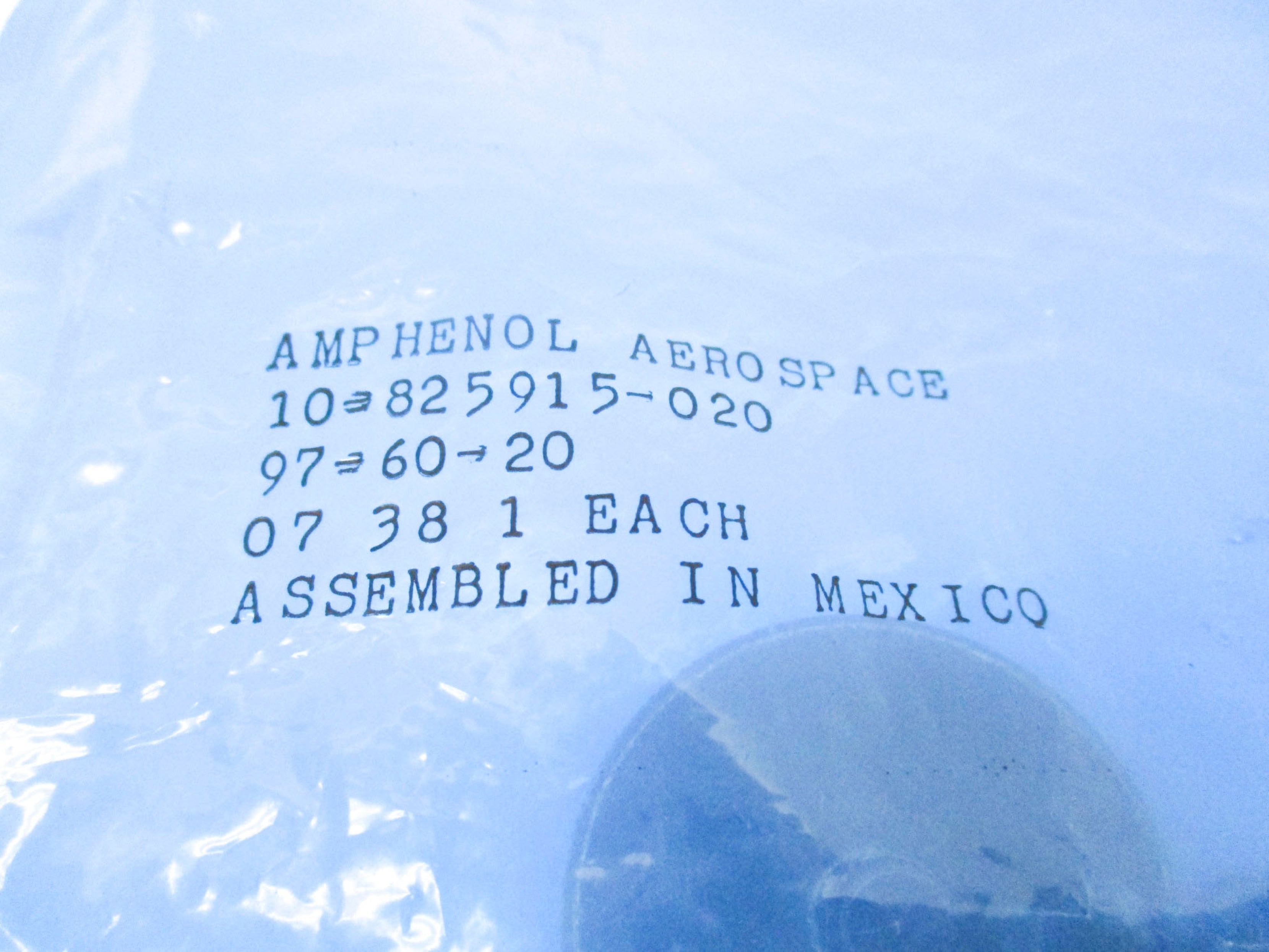 AMPHENOL 10-825915-020 NSMP