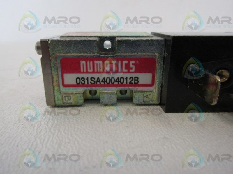 NUMATICS 031SA4004012B SINGLE SOLENOID PNEUMATIC VALVE NSNP