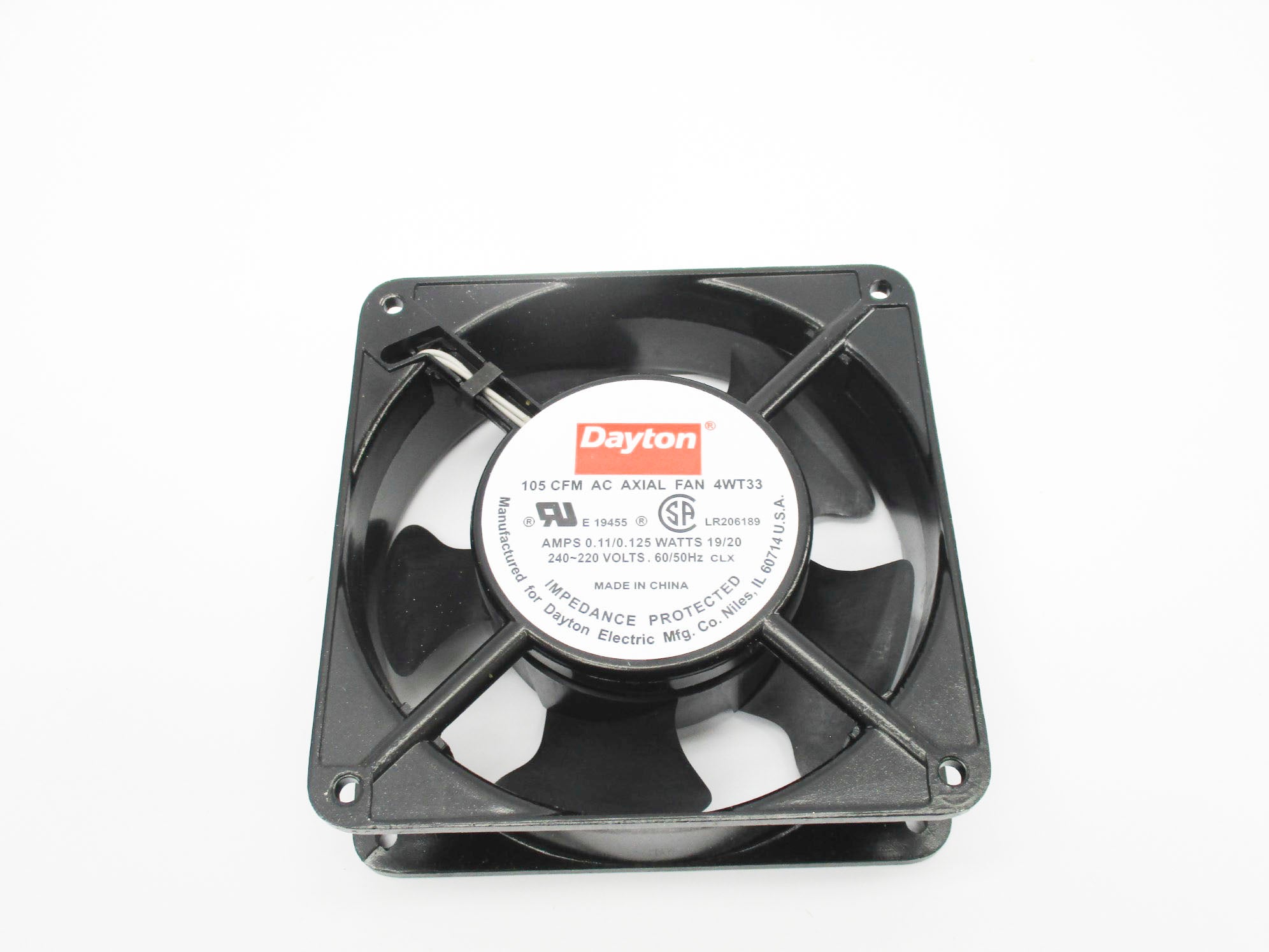 DAYTON 4WT33 220-240V 0.11/0.125A NSMP