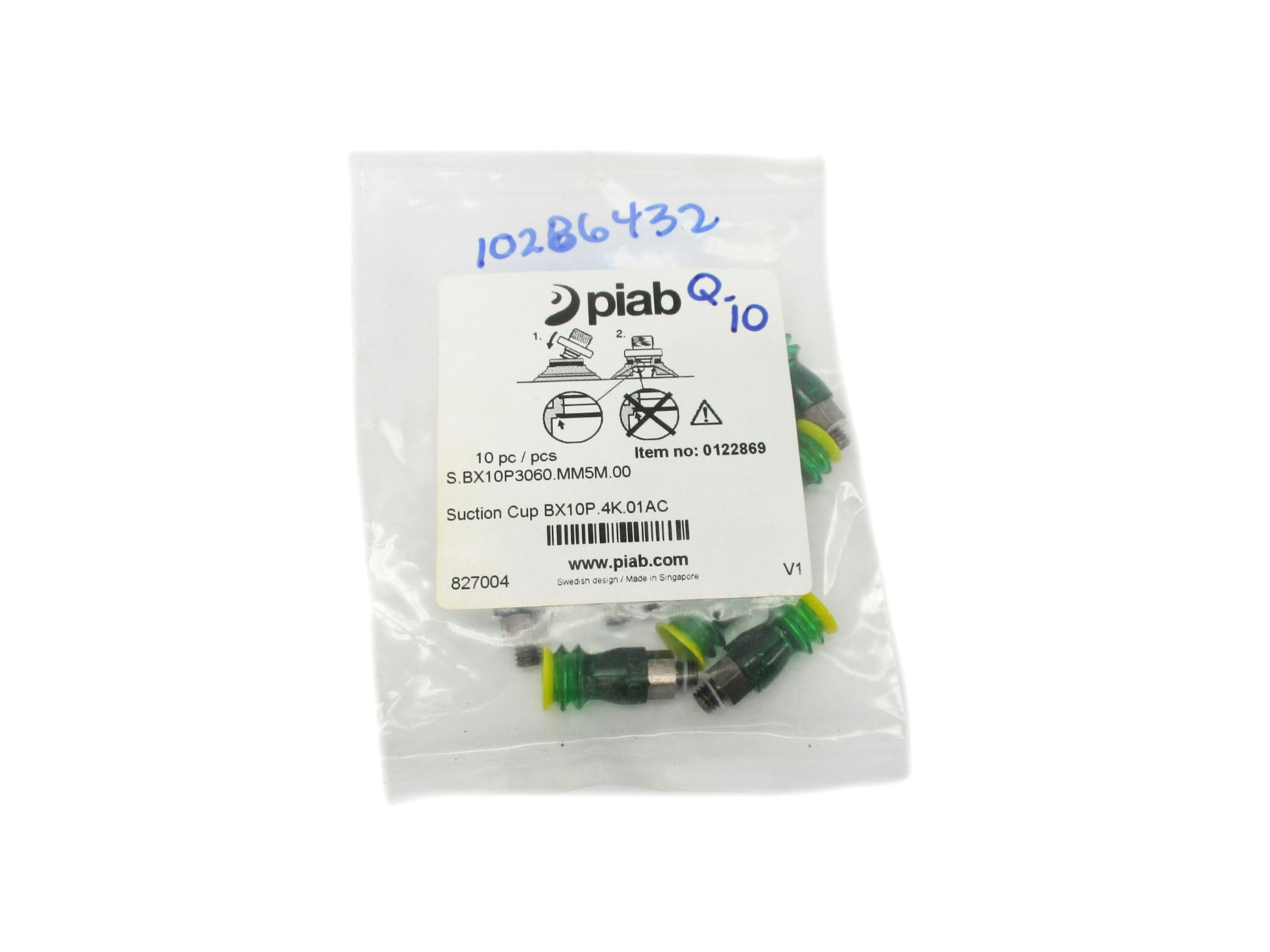 PIAB S.BX10P3060.MM5M.00 0122869 (PKG OF 10) NSMP