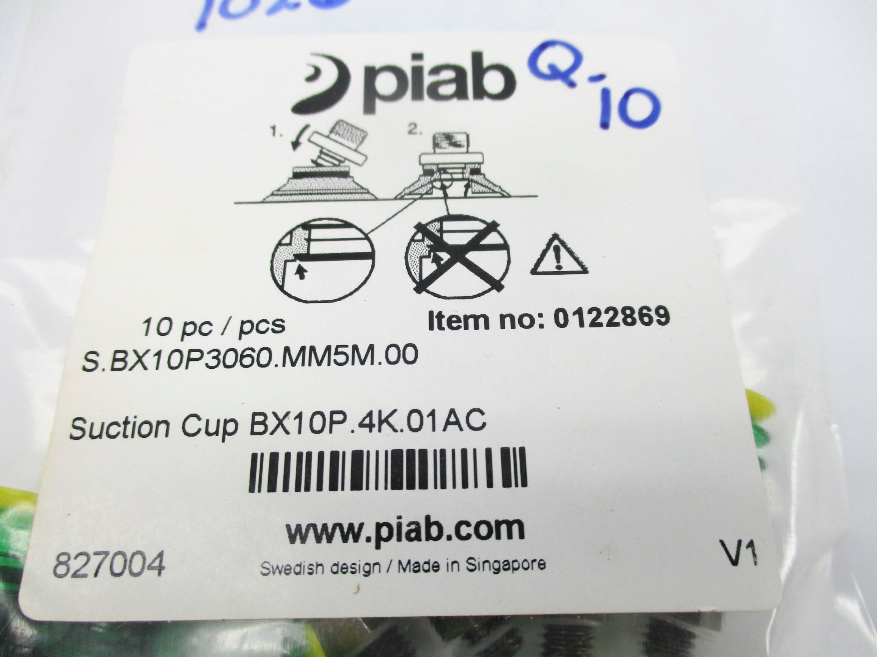 PIAB S.BX10P3060.MM5M.00 0122869 (PKG OF 10) NSMP