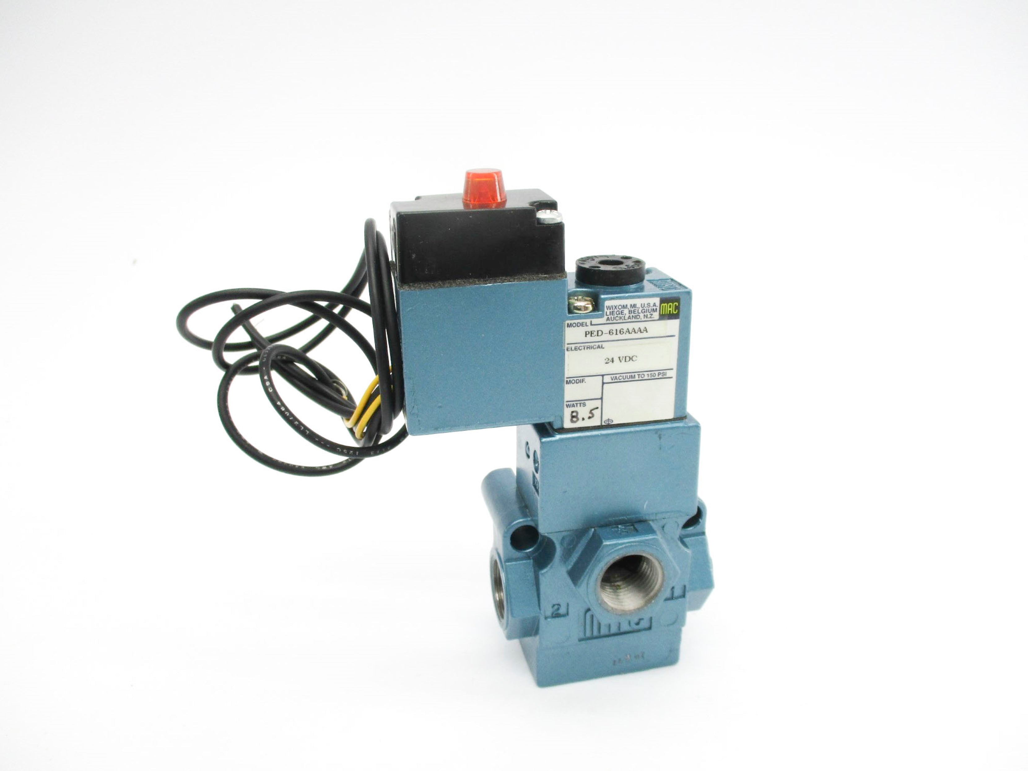 MAC 55B-12-PE-616AA 24VDC 150PSI NSMP