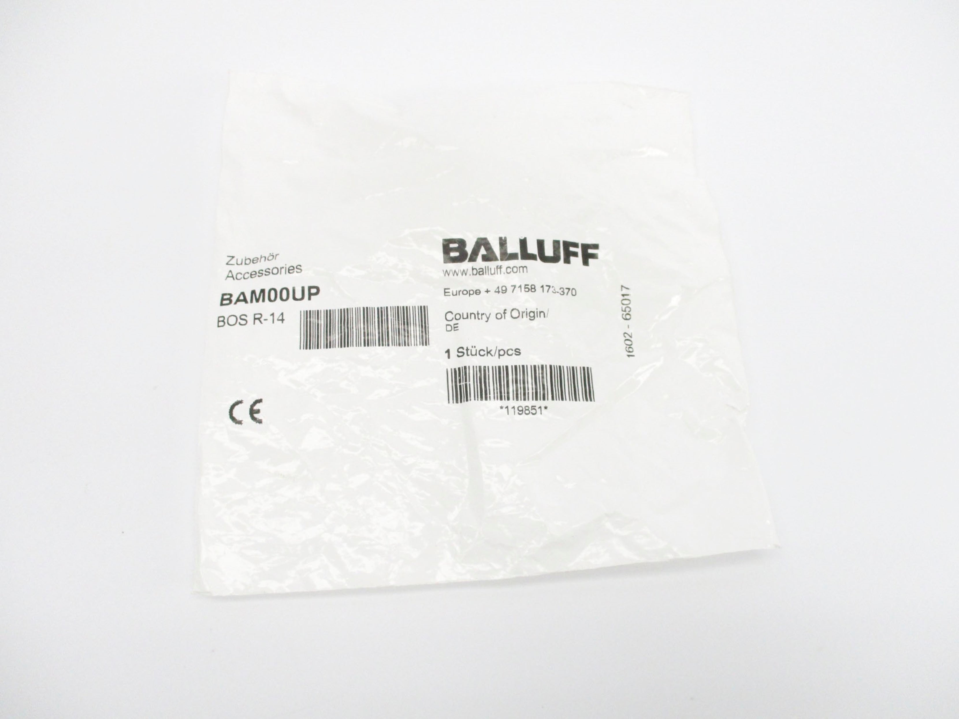 BALLUFF BAM00UP NSMP