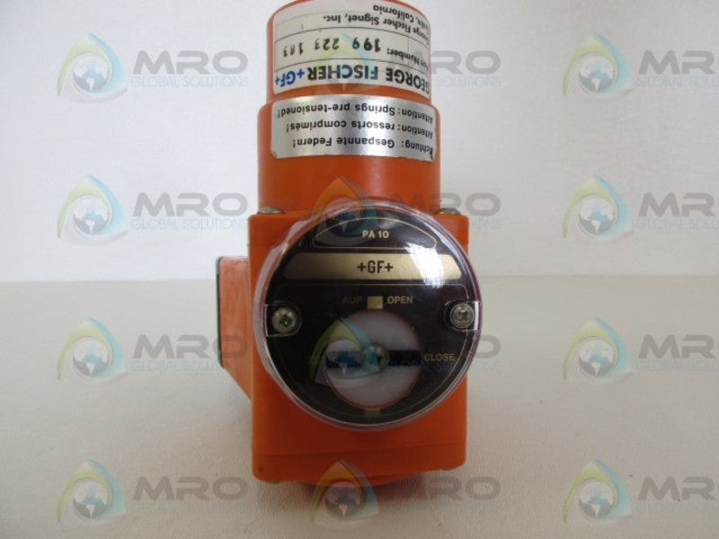 GEORGE FISCHER 199 223 183 PNEUMATIC ACTUATOR VALVE NSNP