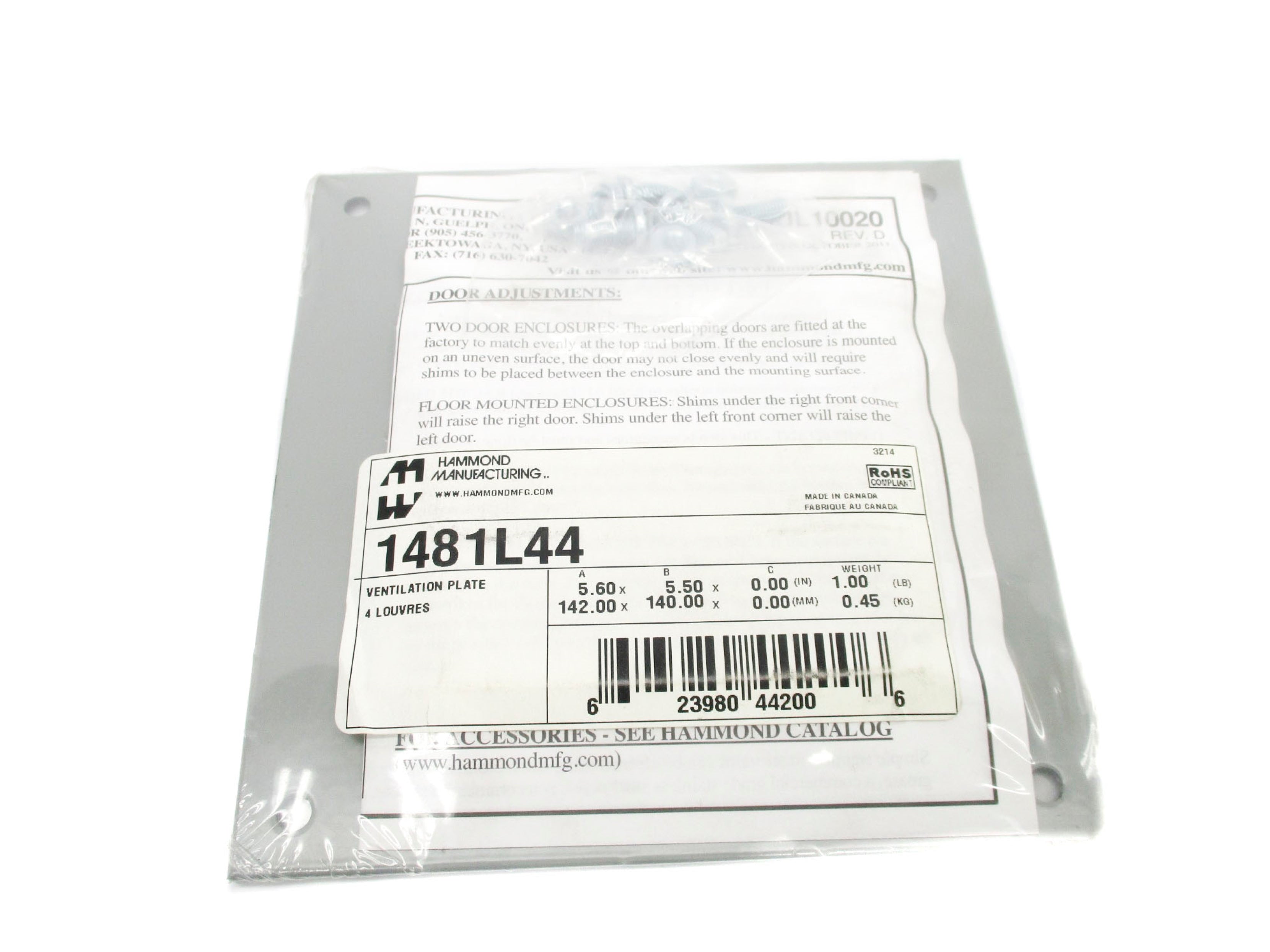 HAMMOND 1481L44 NSMP