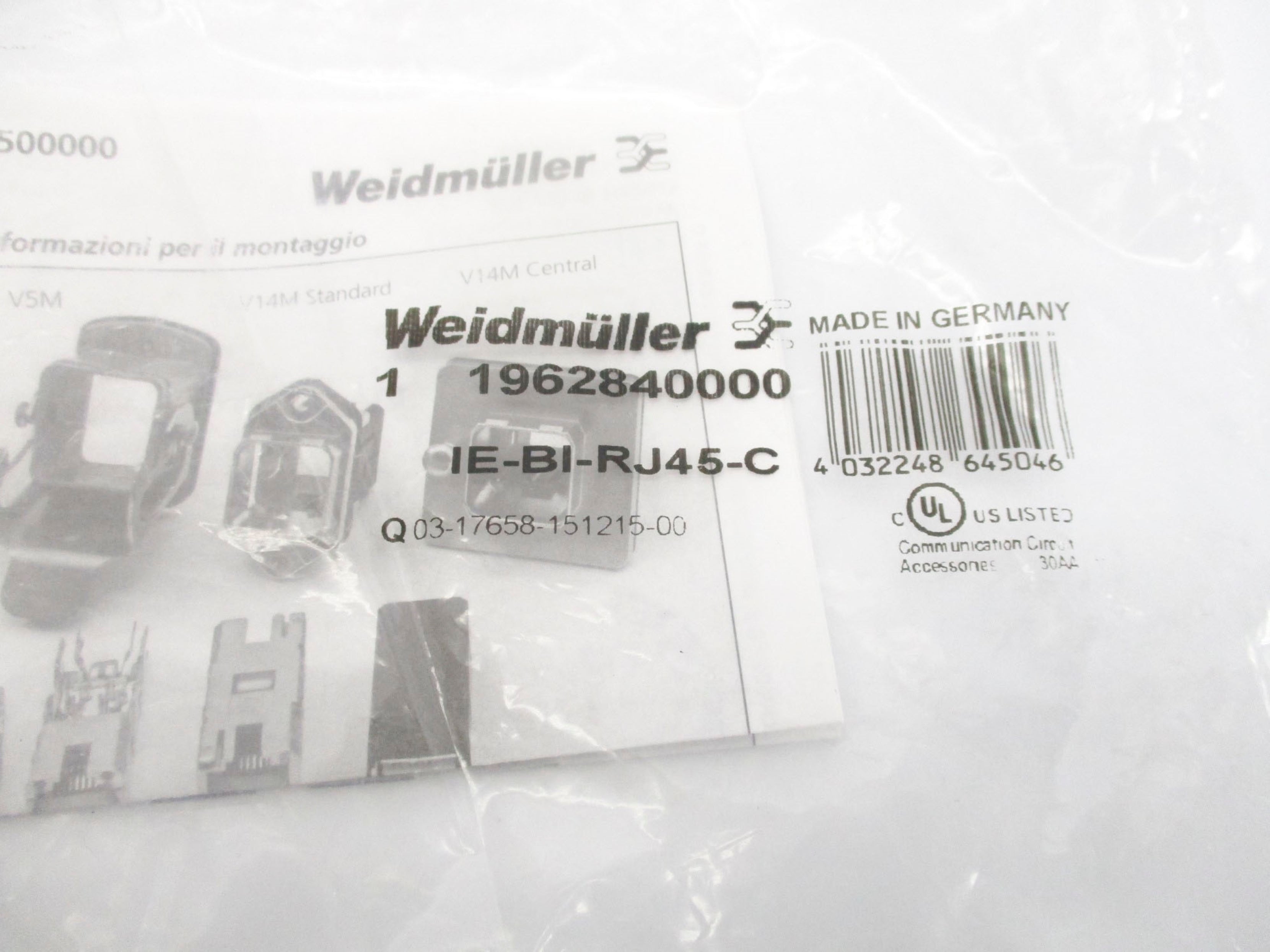 WEIDMULLER 1962840000 NSMP