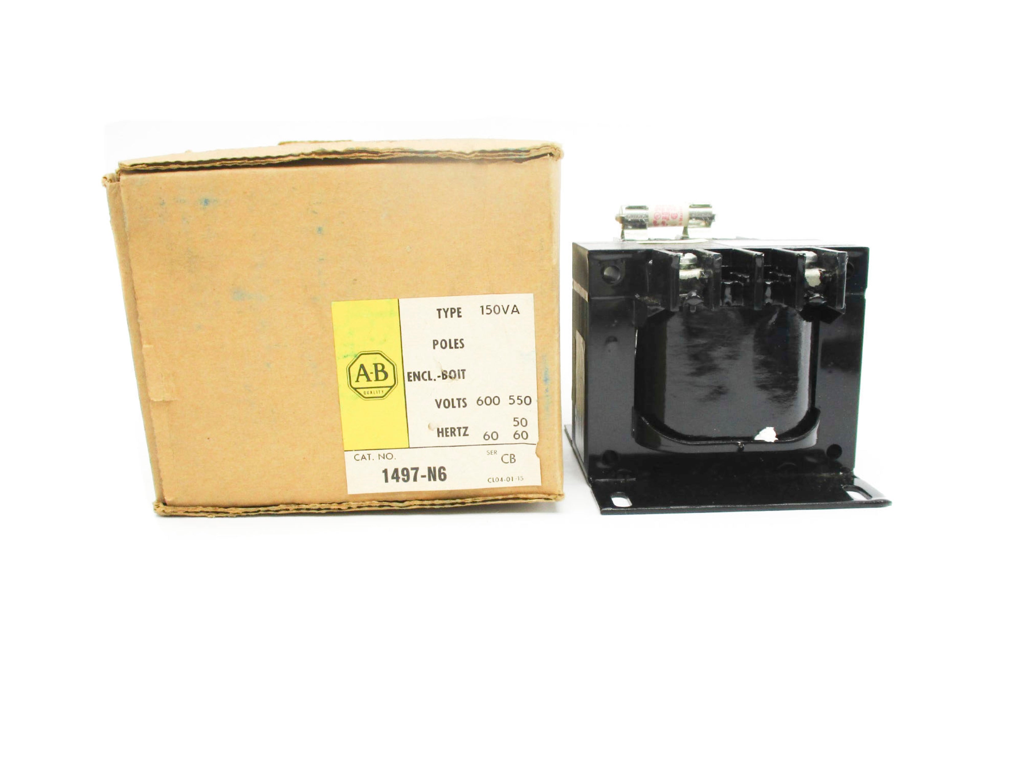 ALLEN BRADLEY 1497-N6 SER. CB 550/600V 150VA (BR/YL) NSMP