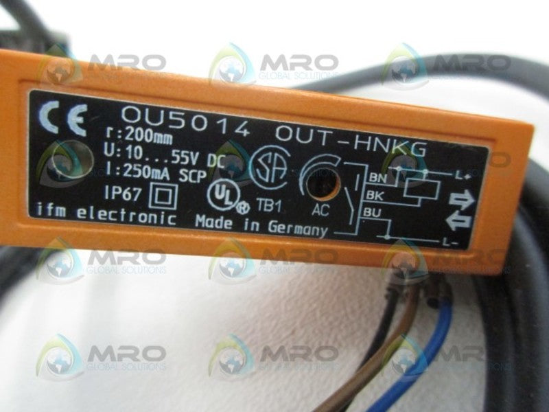 IFM EFECTOR OU5014 DIFFUSE REFLECTION SENSOR NSMP