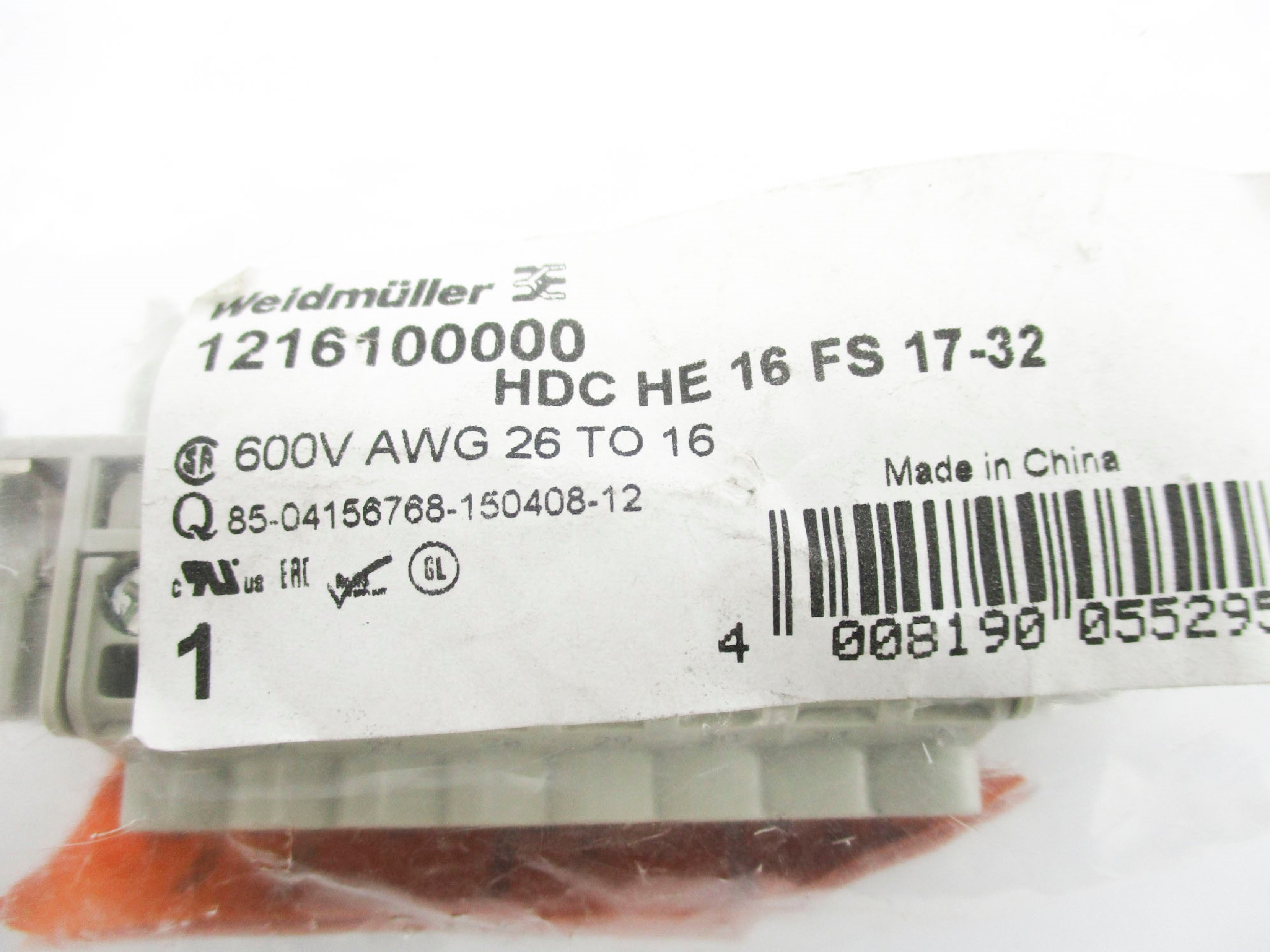 WEIDMULLER 1216100000 NSMP