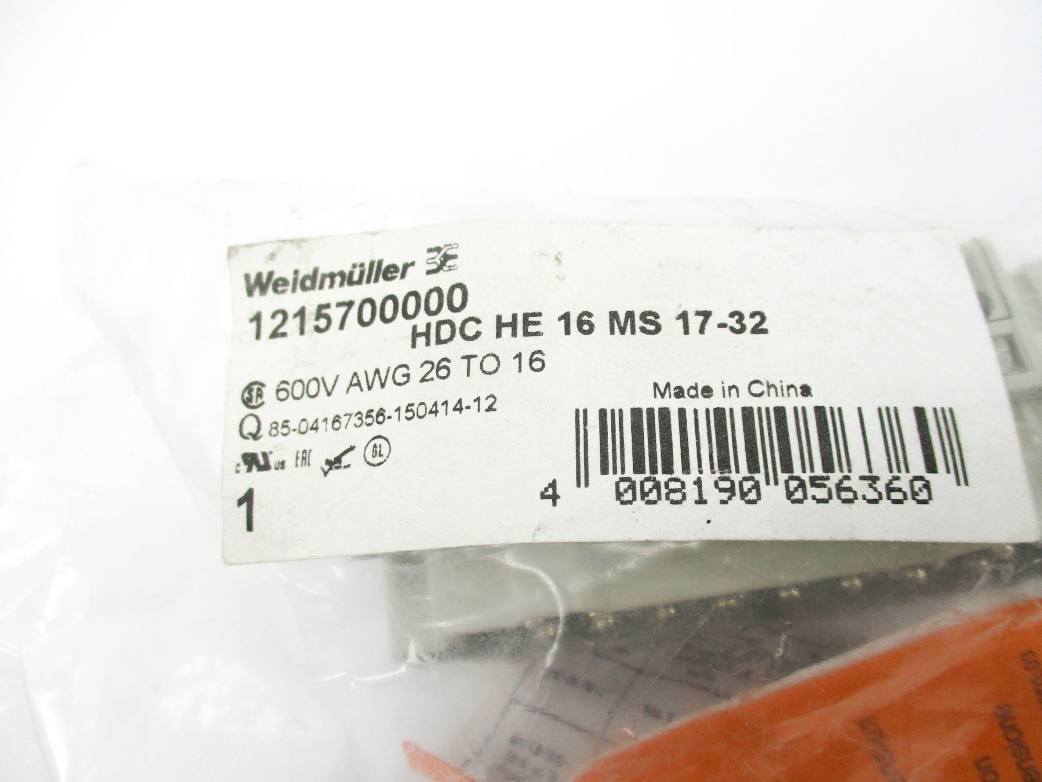 WEIDMULLER 1215700000 NSMP