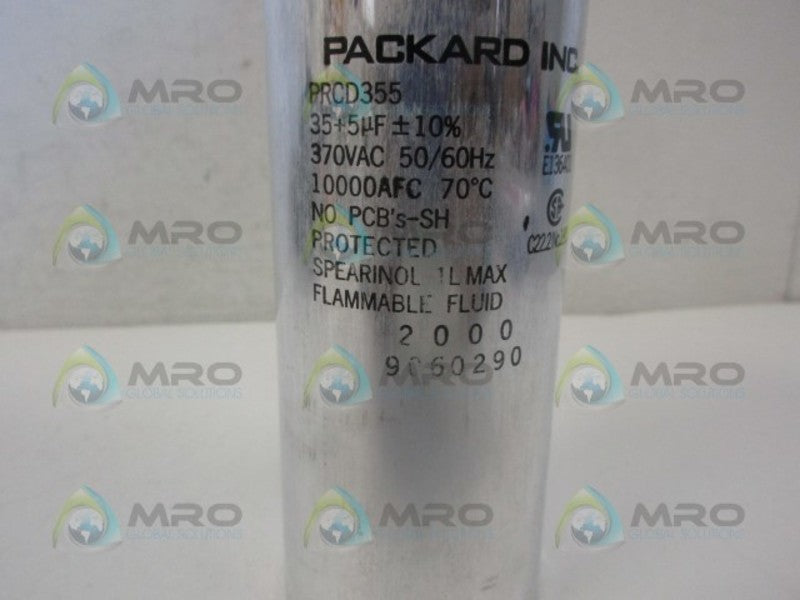 PACKARD PRCD355 MOTOR RUN CAPACITOR UNMP