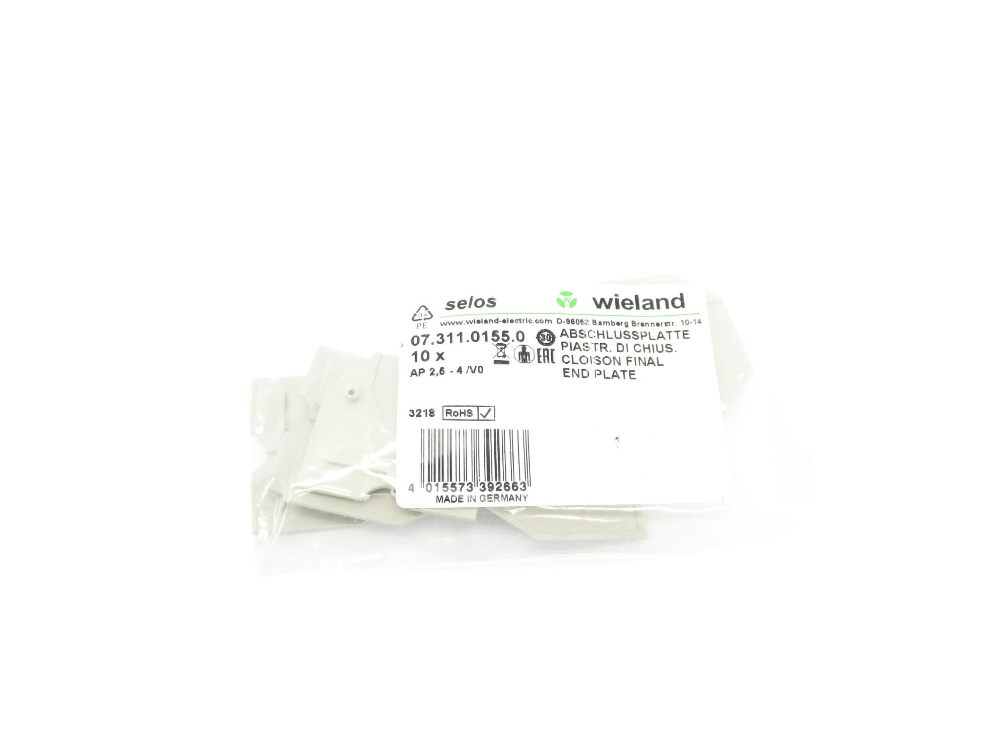 WEILAND 07.311.0155.0 (PKG OF 10) NSMP