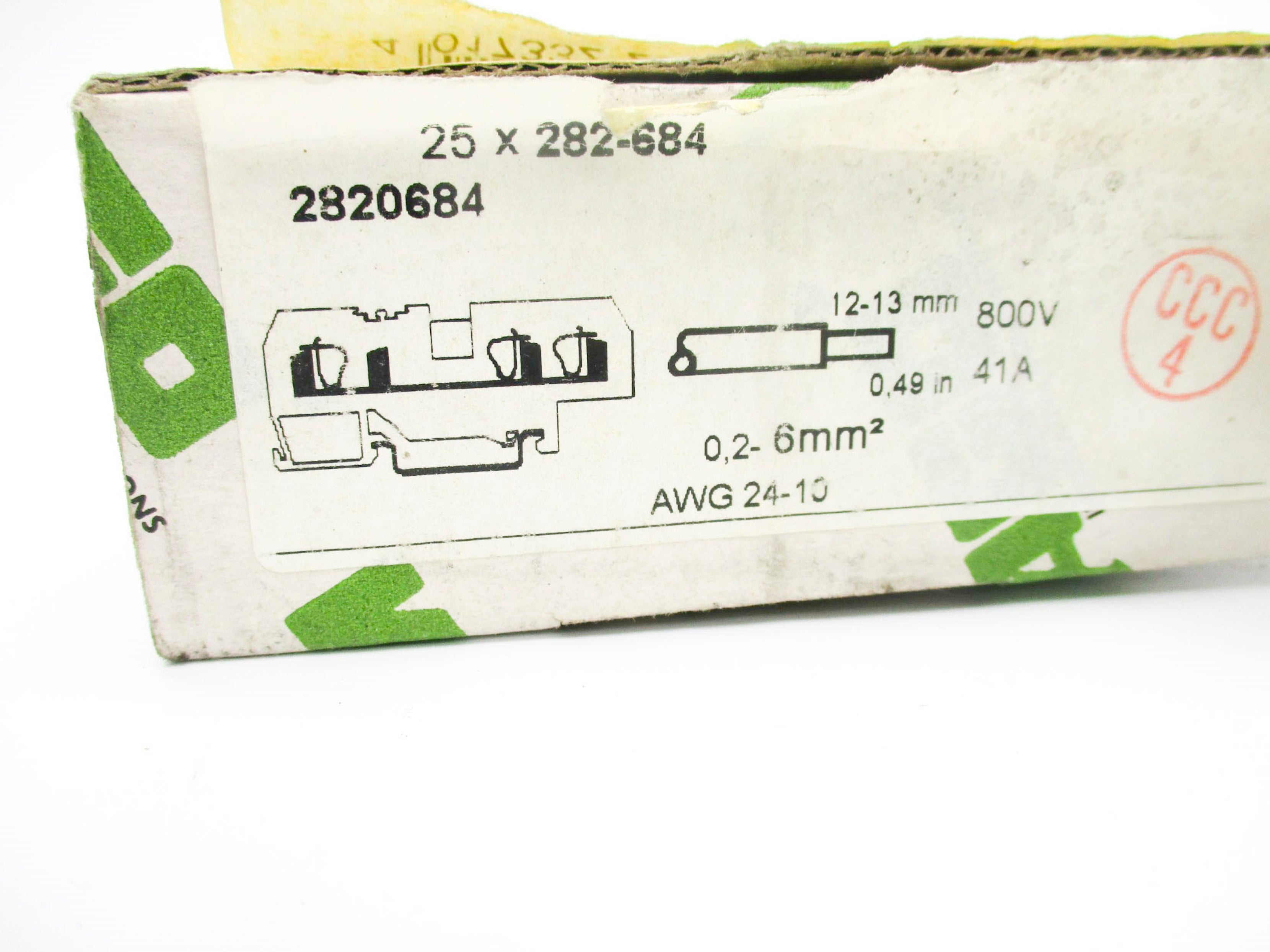 WAGO 282-684 (PKG OF 25) NSMP